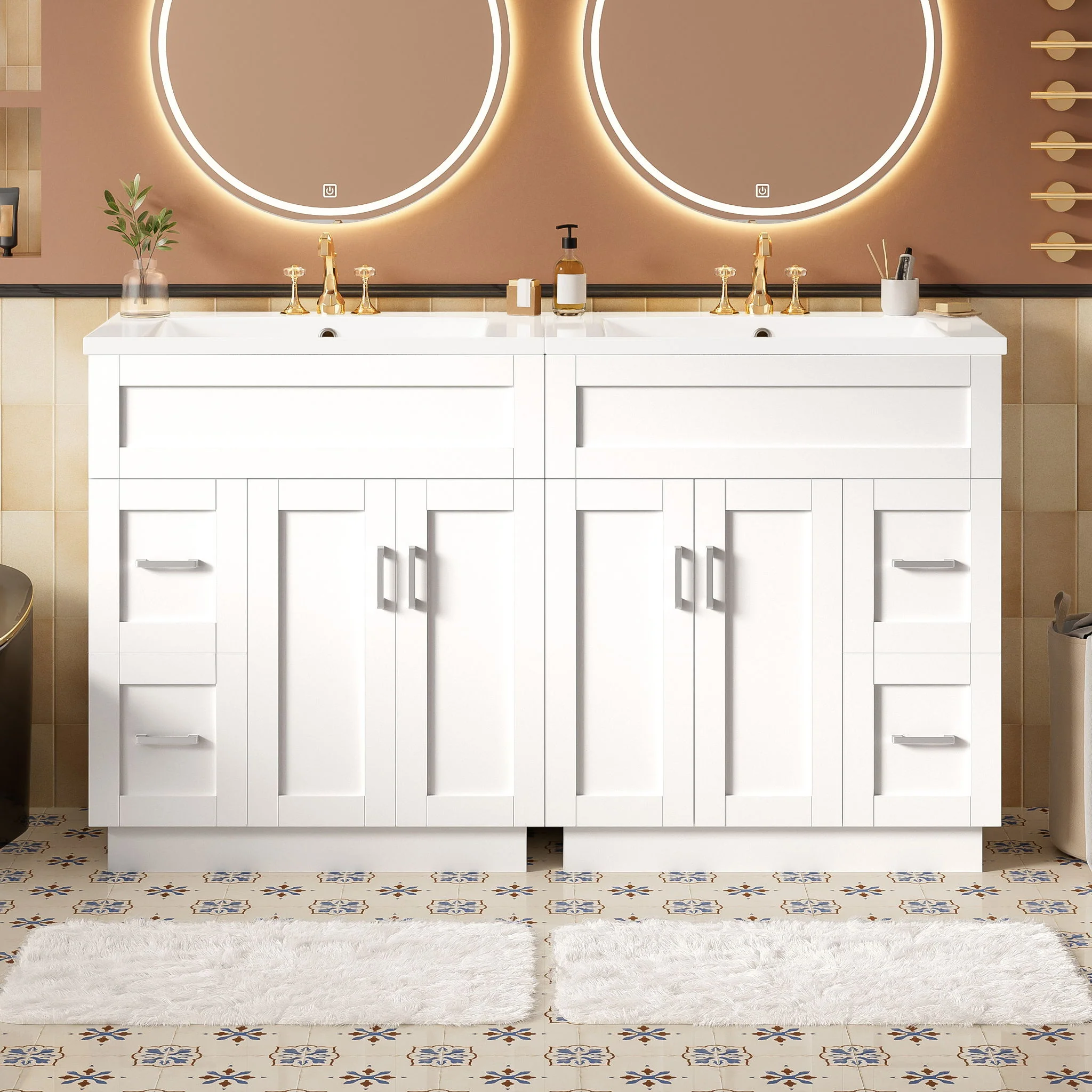 Bathroom Vanity With 2 Doors, 2 Drawers, Adjustable Shelf, Hidden Slides & Soft Close Hinges - Image 31