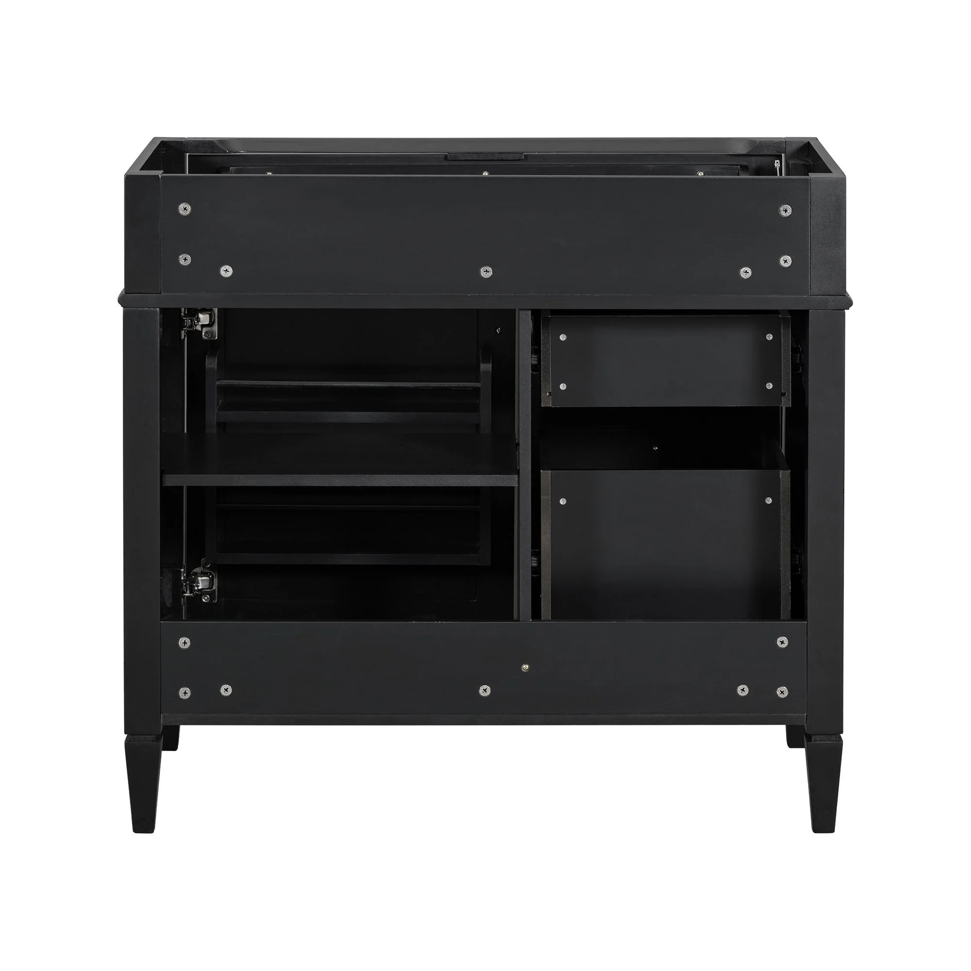 Bathroom Vanity With 2 Drawers And Tip-Out Drawer, Storage Cabinet - Image 140