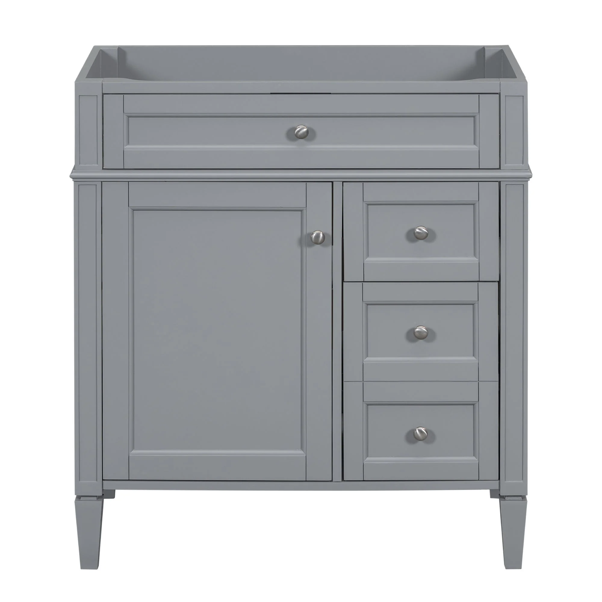 Bathroom Vanity With 2 Drawers And Tip-Out Drawer, Storage Cabinet - Image 17