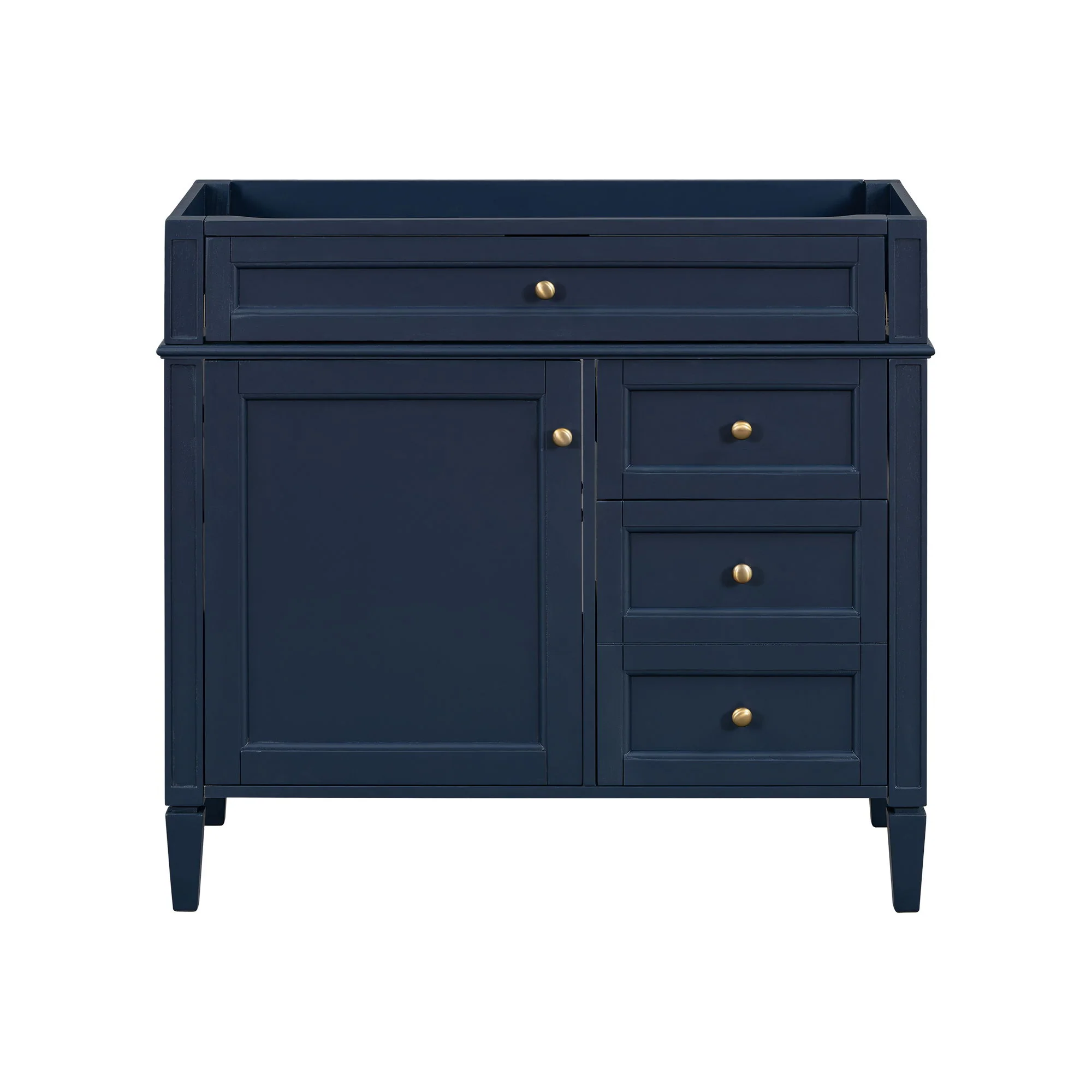 Bathroom Vanity With 2 Drawers And Tip-Out Drawer, Storage Cabinet - Image 26