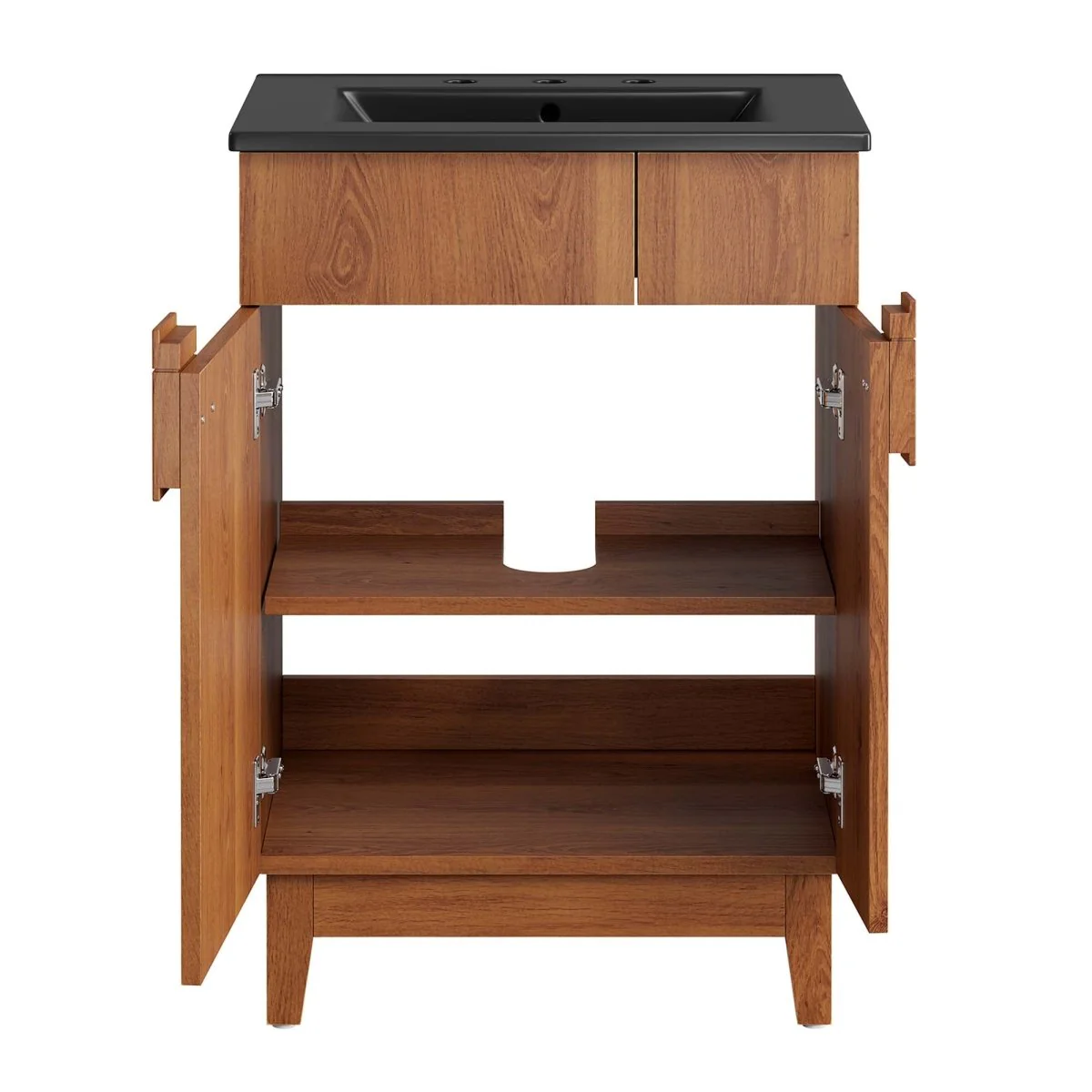 Bathroom Vanity with Ceramic Sink and Storage Cabinet for Bath, Contemporary Vanity Unit - Image 20