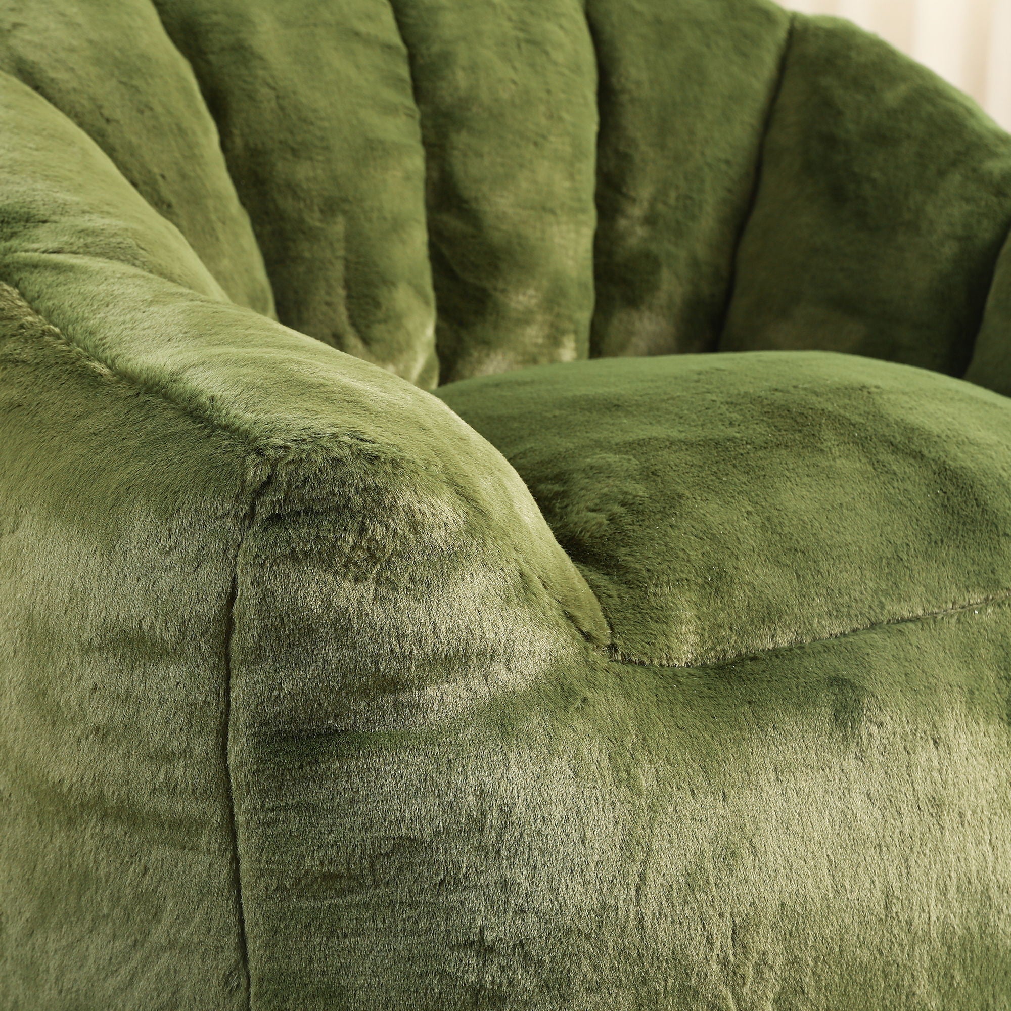 Beanbag Chair, Beanbag Sofa Chair With Armrests Stuffed High Density Foam - Image 22