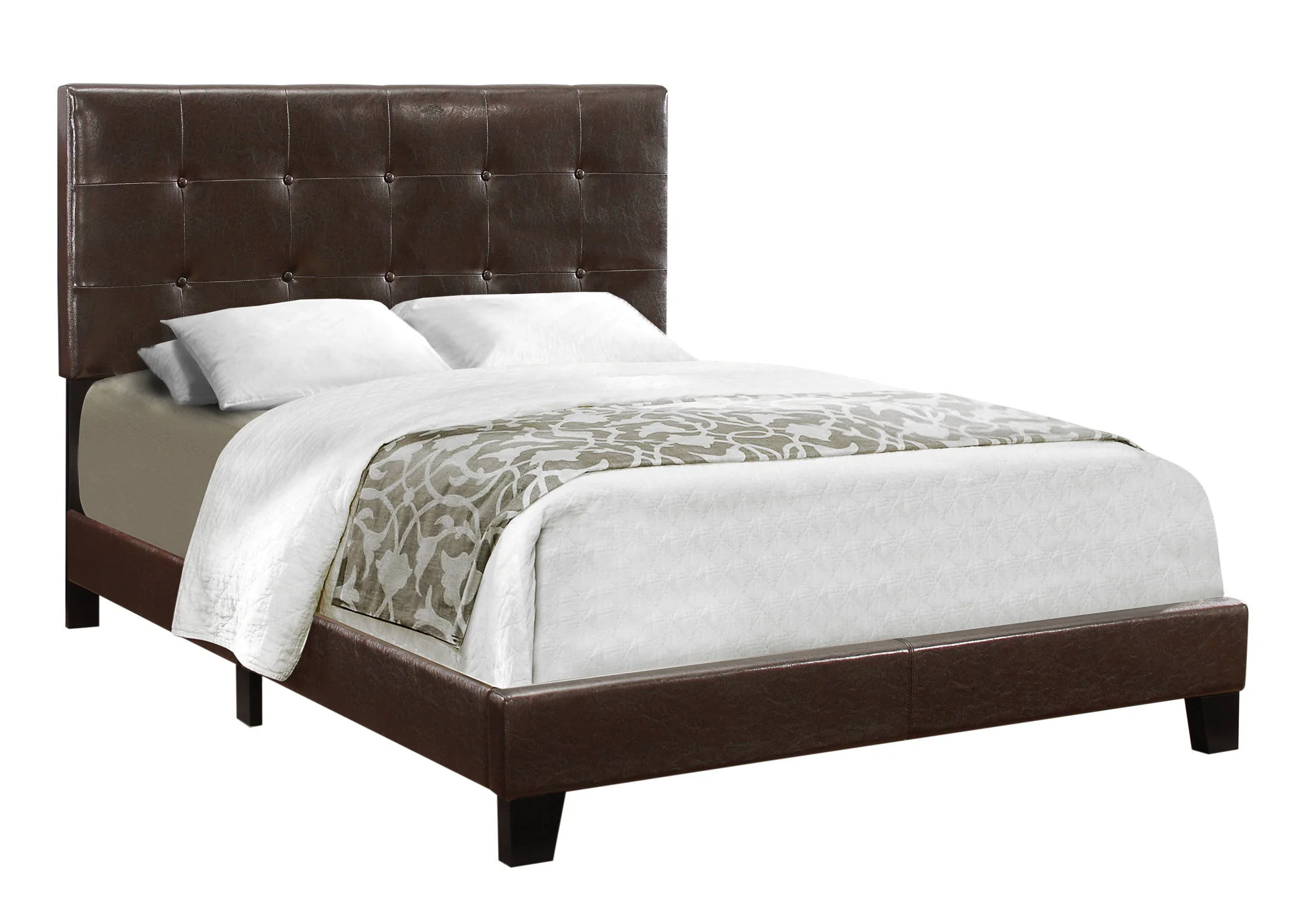 Bed, Upholstered, Frame Only, Transitional - Image 26
