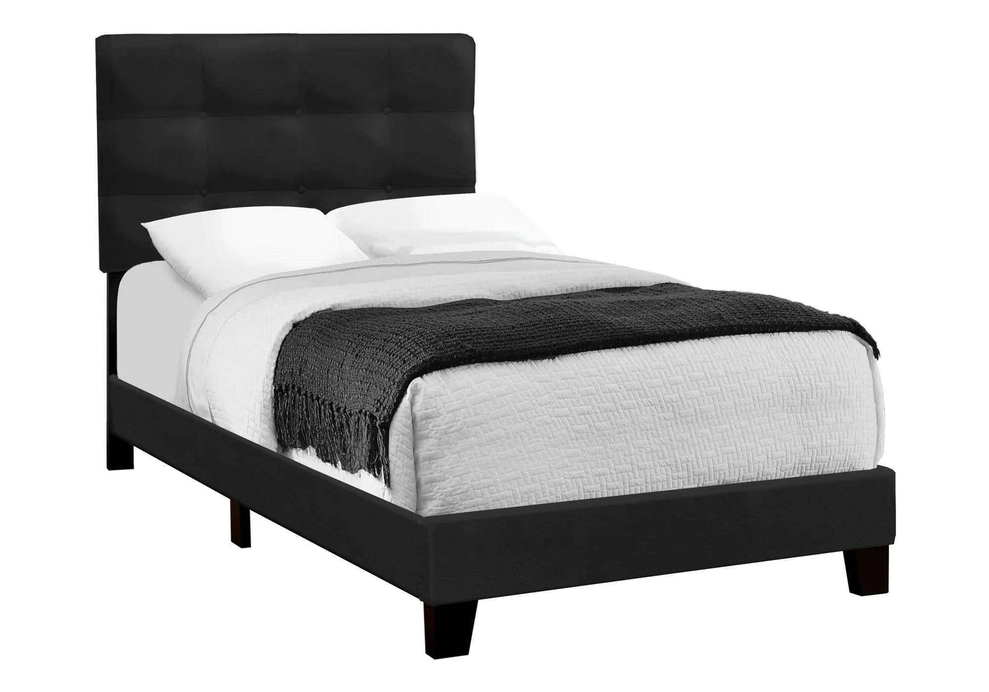 Bed, Upholstered, Frame Only, Transitional - Image 64