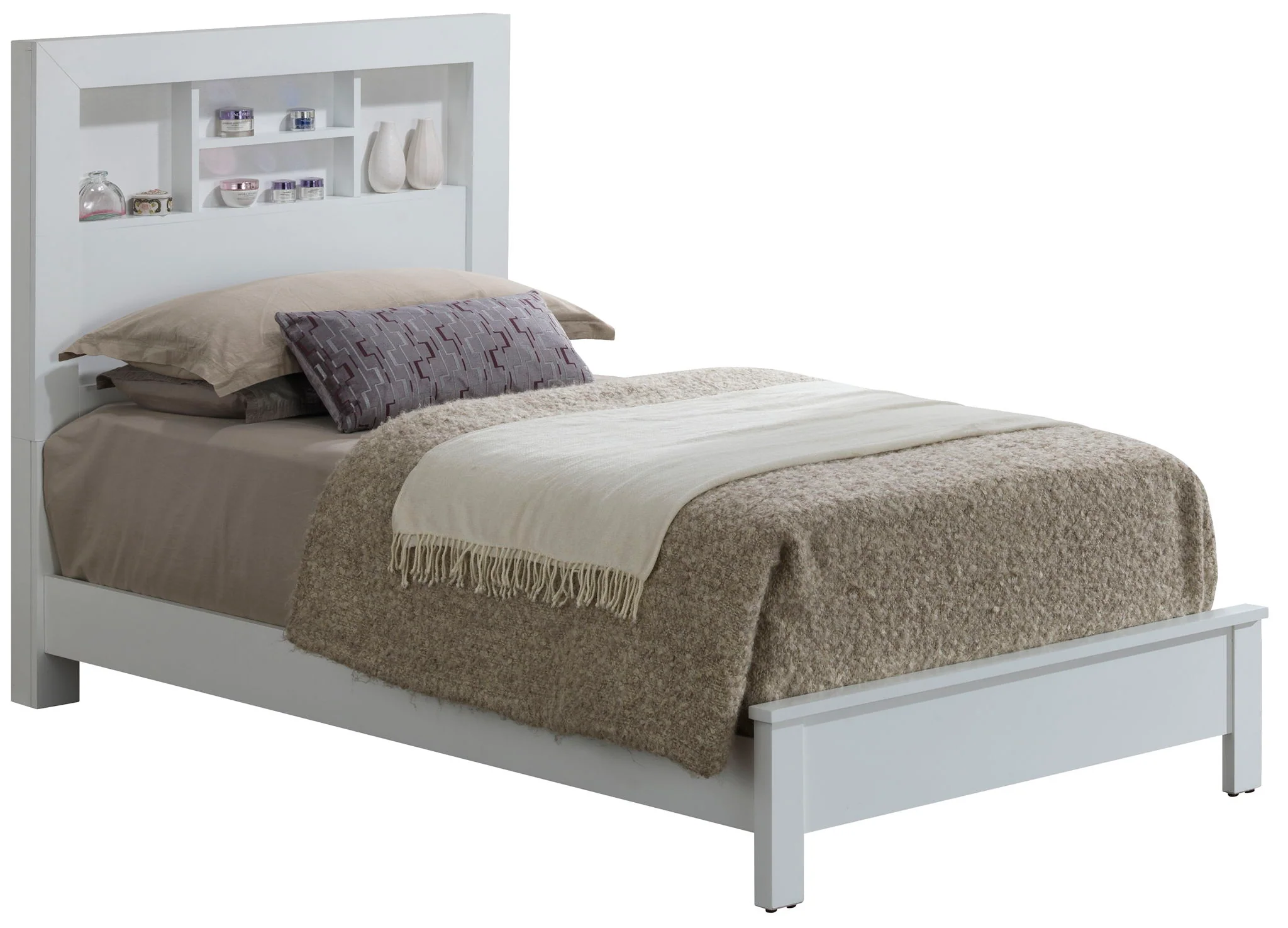 Bed With Transitional Design Stylish - Image 5