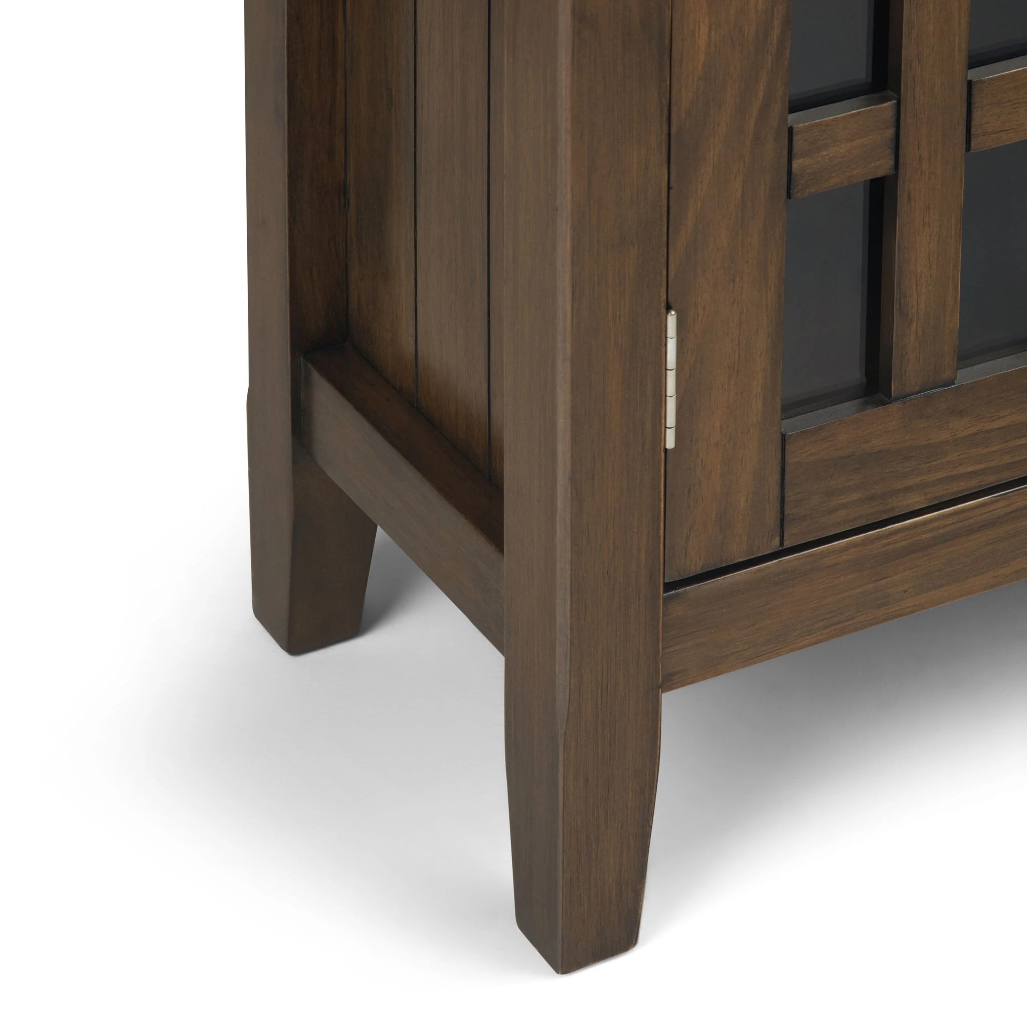 Bedford - Low Storage Media Cabinet - Rustic Natural Aged Brown - Image 5