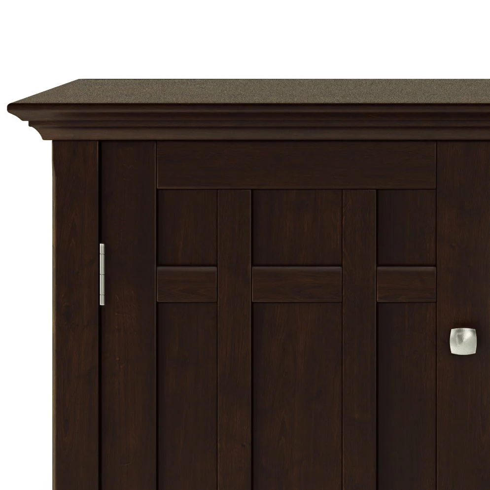 Bedford - Sideboard Buffet And Wine Rack - Dark Chestnut Brown - Image 7