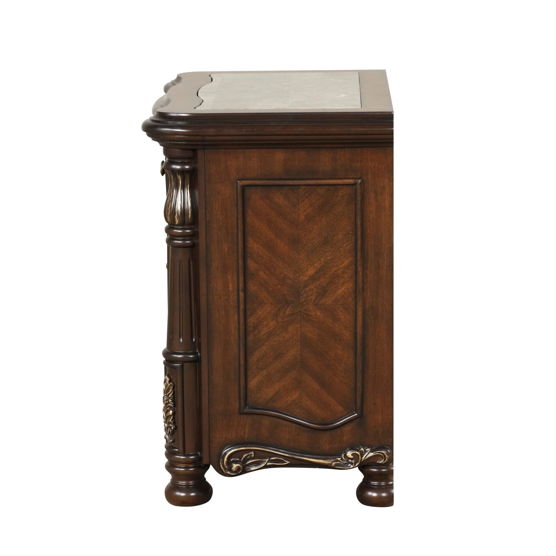 Bella Notte - Nightstand - Mahogany Brown - Image 5