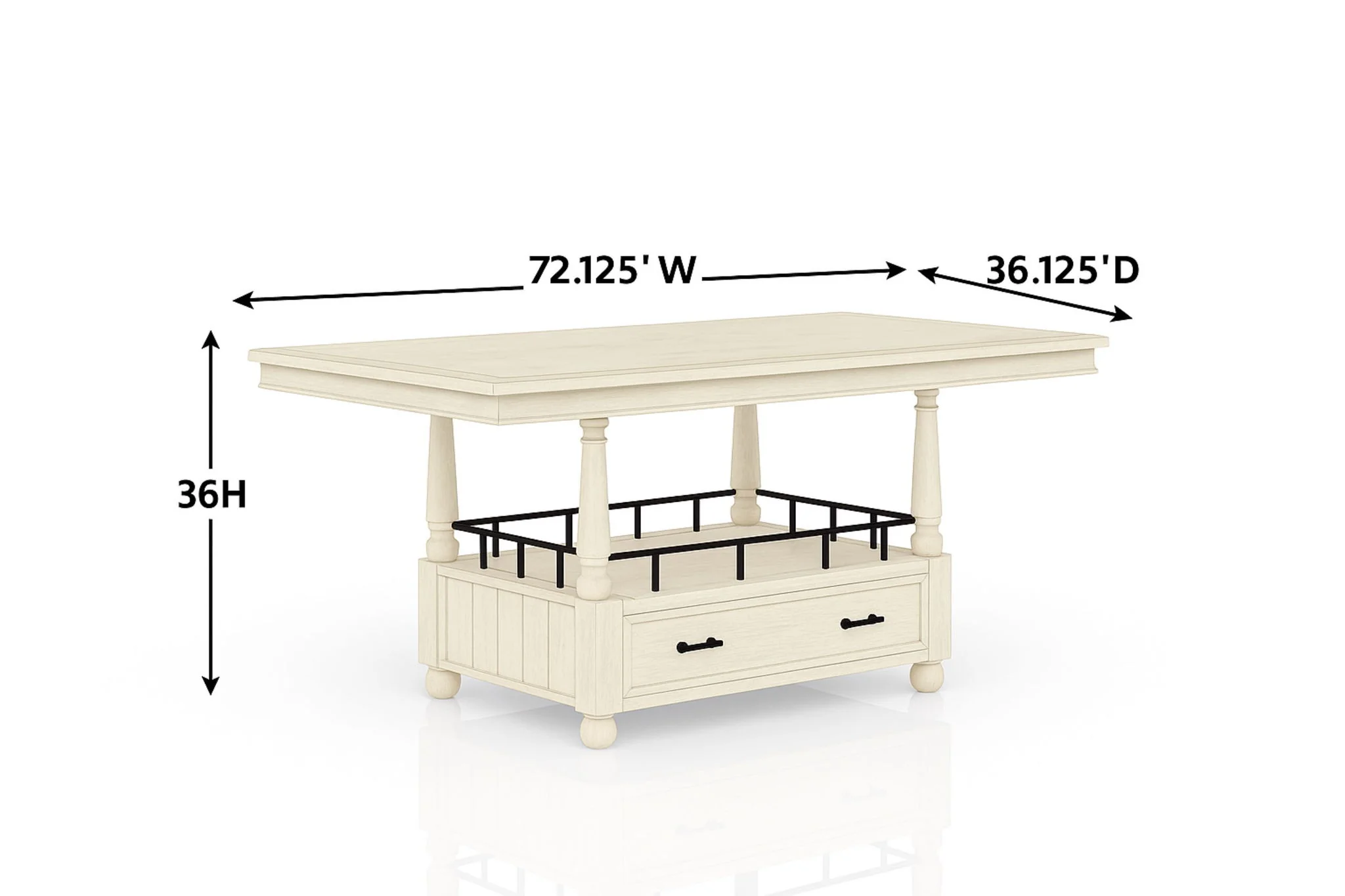 Bellamy Lane - Counter Table - Image 6