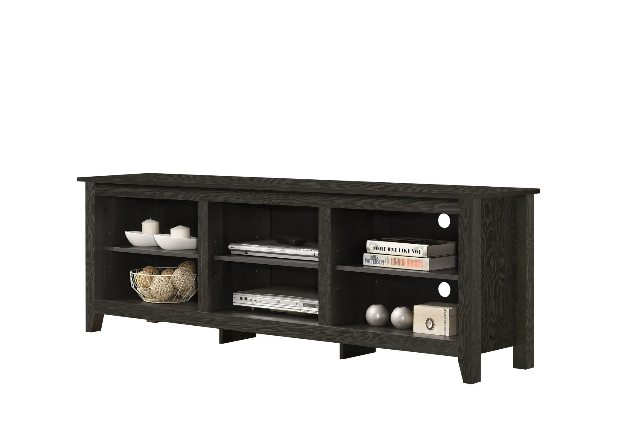Benito - TV Stand With Open Shelves And Cable Management - Image 2