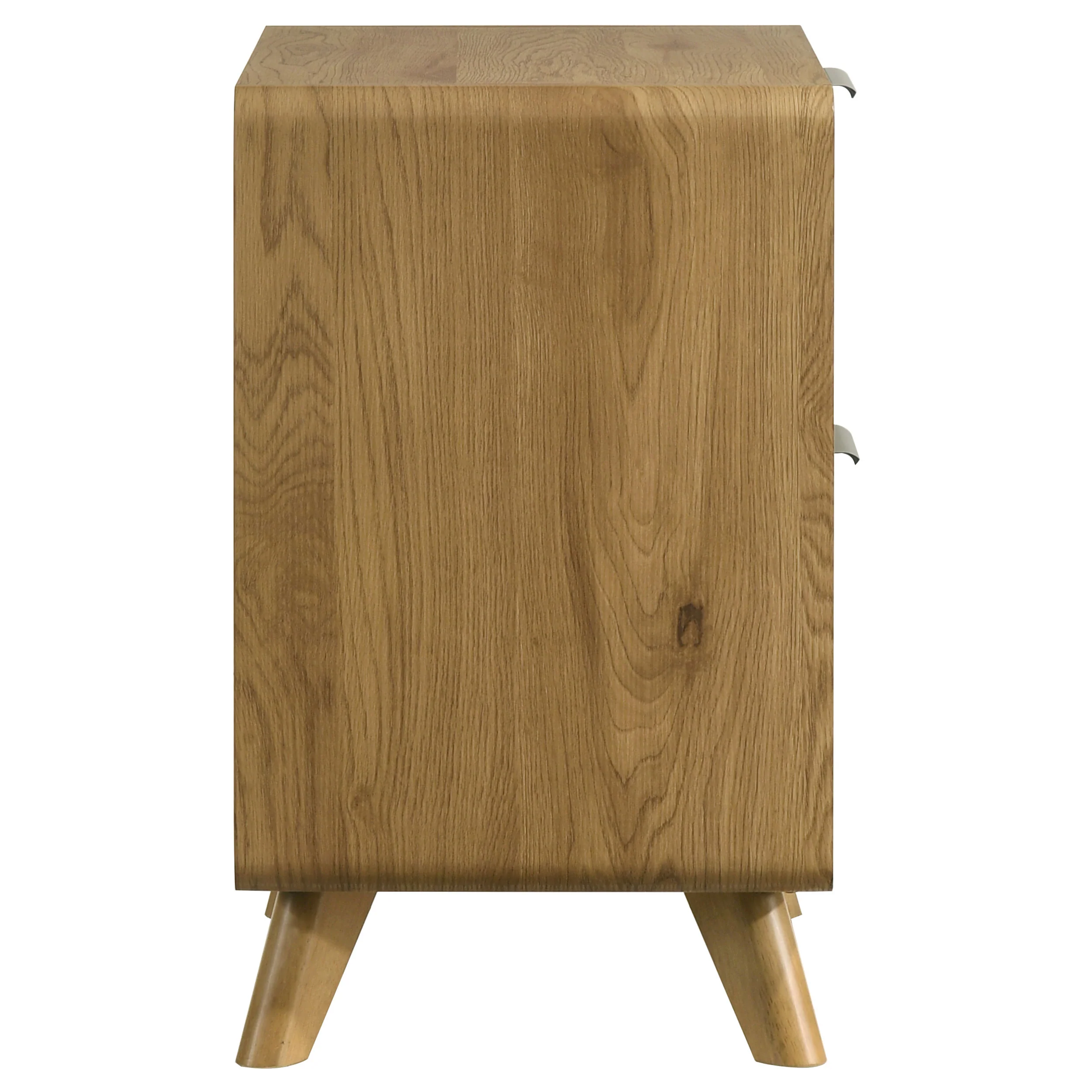 Bennett 2-Drawer Nightstand, Light Oak - Image 7