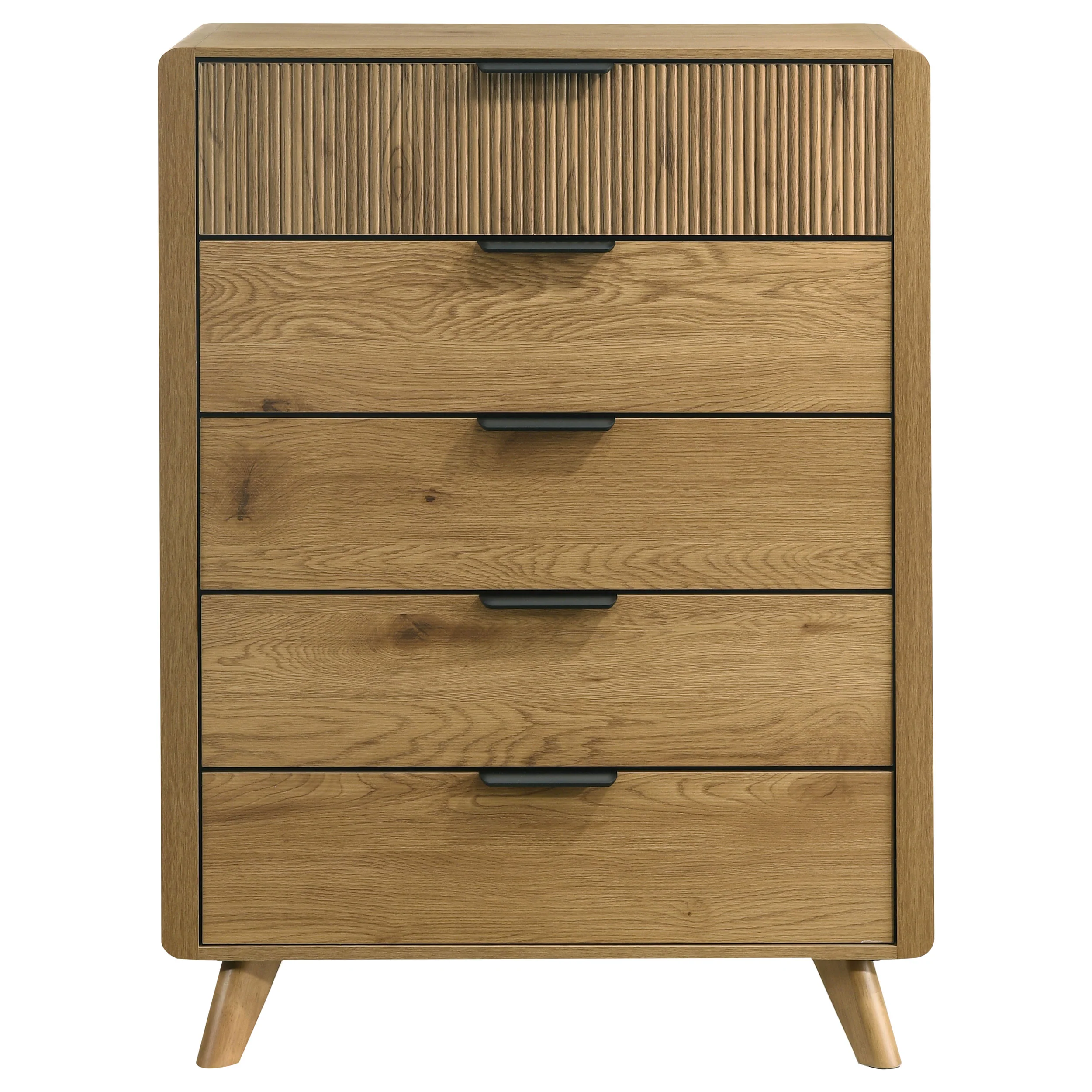 Bennett 5-Drawer Chest of Drawers - Light Oak - Image 3