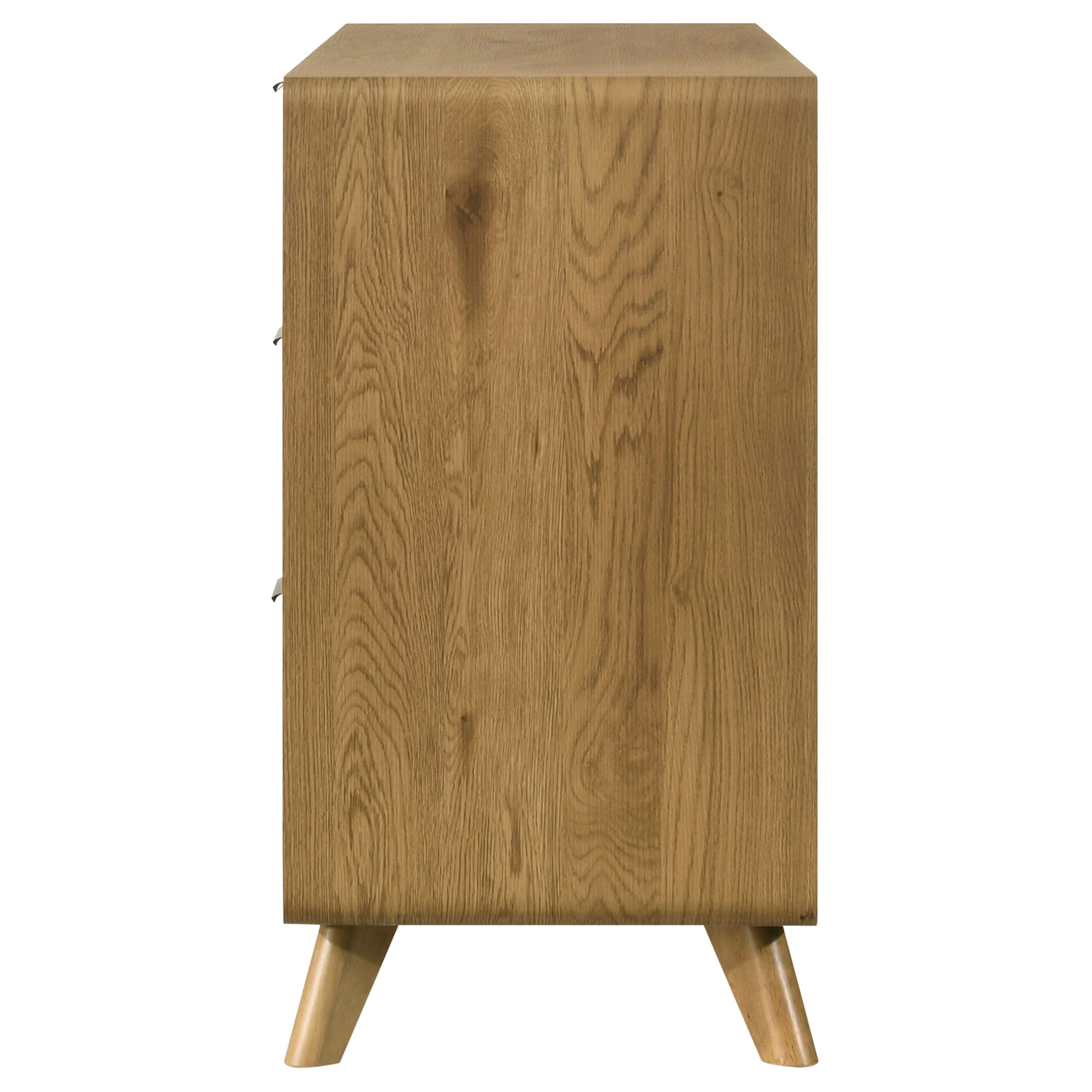 Bennett 6-Drawer Dresser Cabinet - Light Oak - Image 4