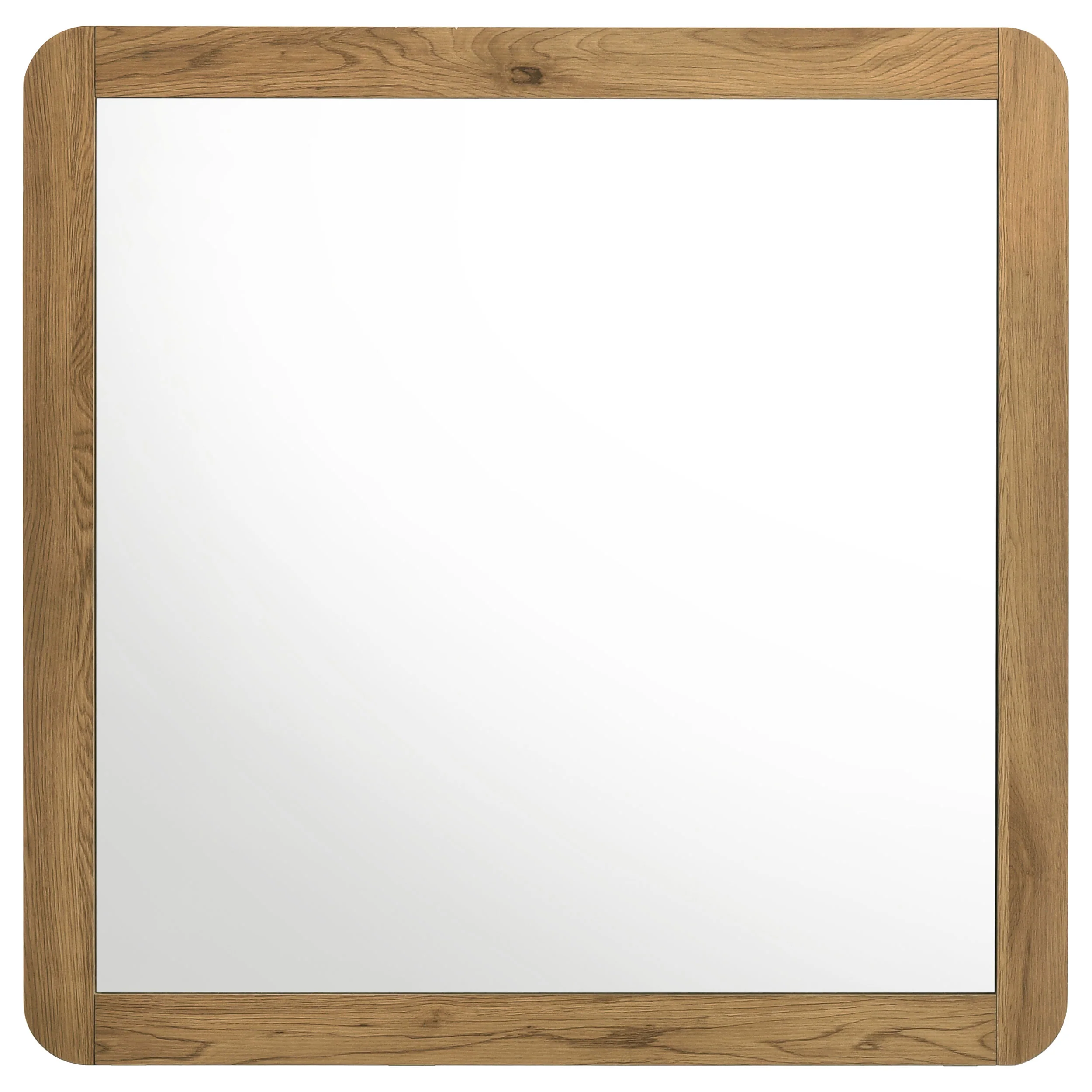 Bennett Bedroom Dresser Mirror, Light Oak - Image 4