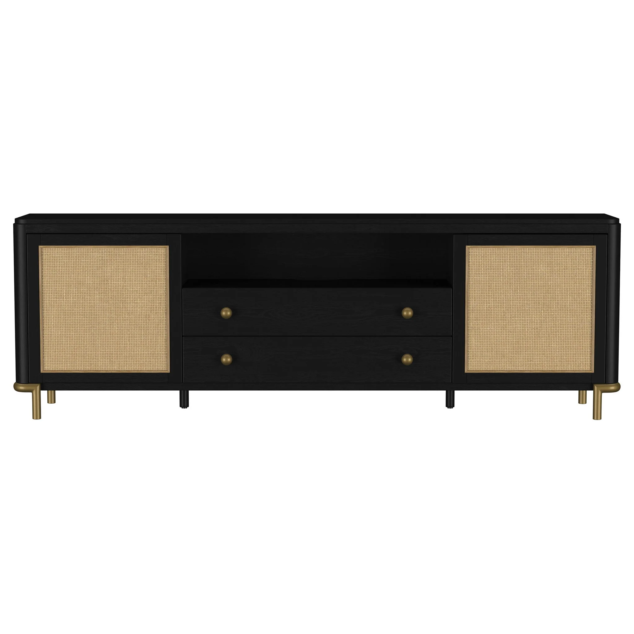 Benson - 2 Door TV Stand With Dual Drawers - Image 8