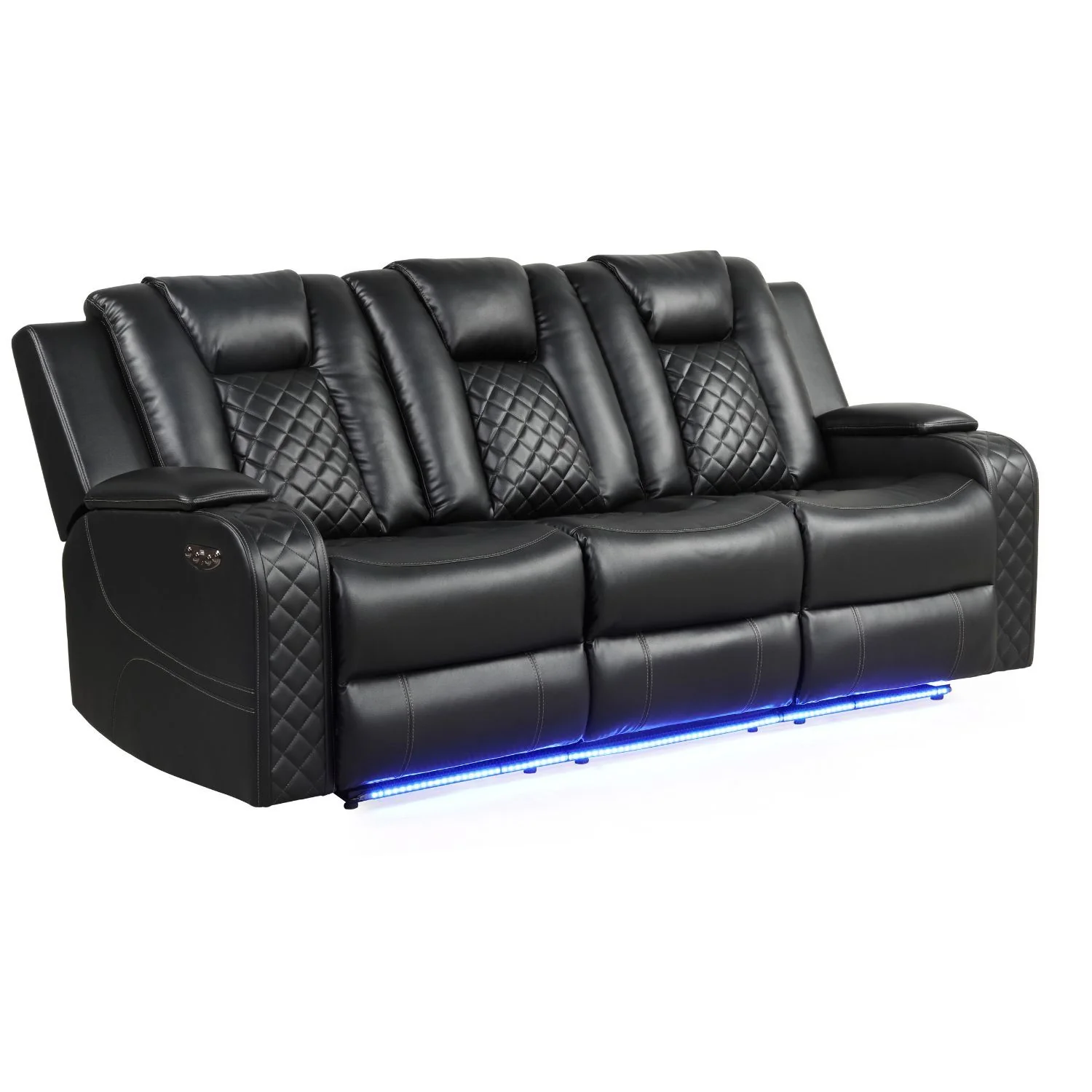 Benz - LED & Power Recliner With Adjustable Headrests And Ambient LED Lighting - Image 17
