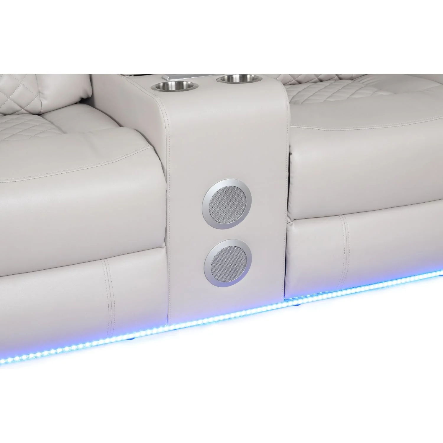 Benz - Power Reclining Loveseat & LED Lighting And Built In USB - Image 24