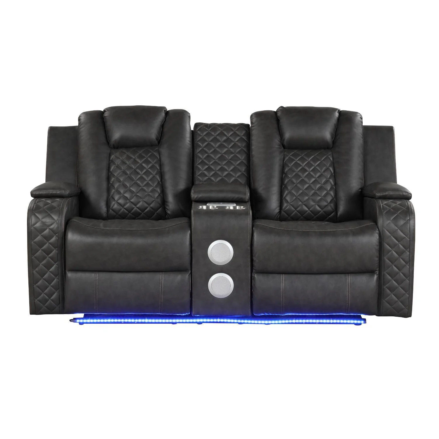 Benz - Power Reclining Loveseat With LED Lighting And Built In USB - Image 18