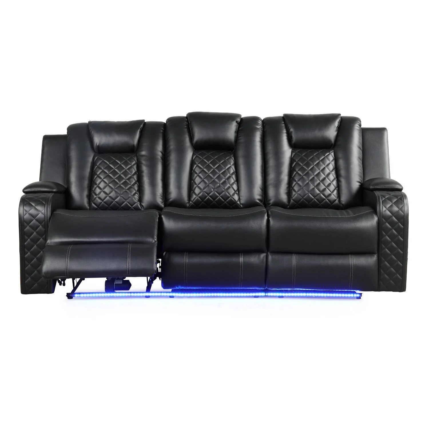 Benz - Power Reclining Sofa With LED Lighting - Image 12