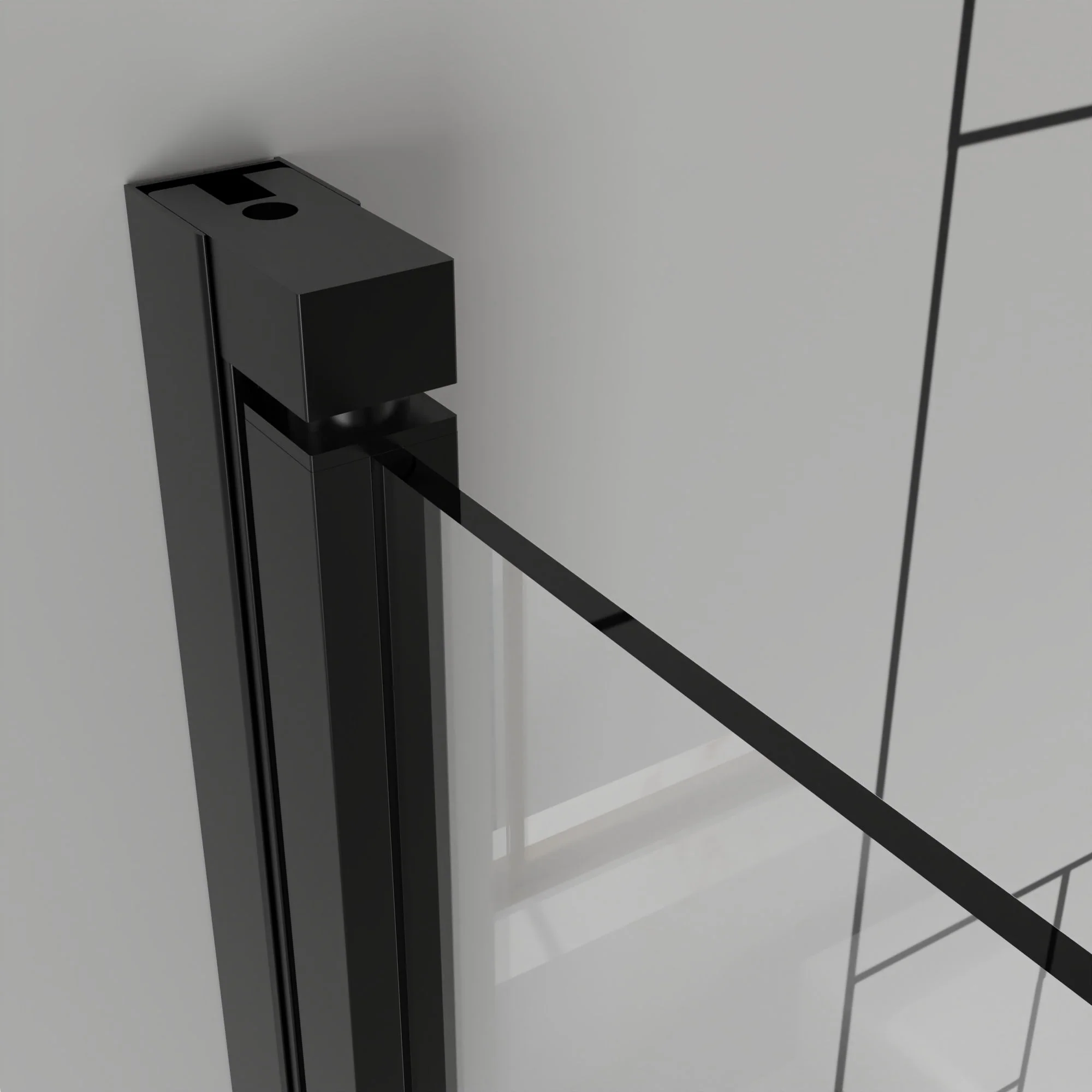 Bifold Frameless Shower Door With Tempered Clear Glass - Image 17