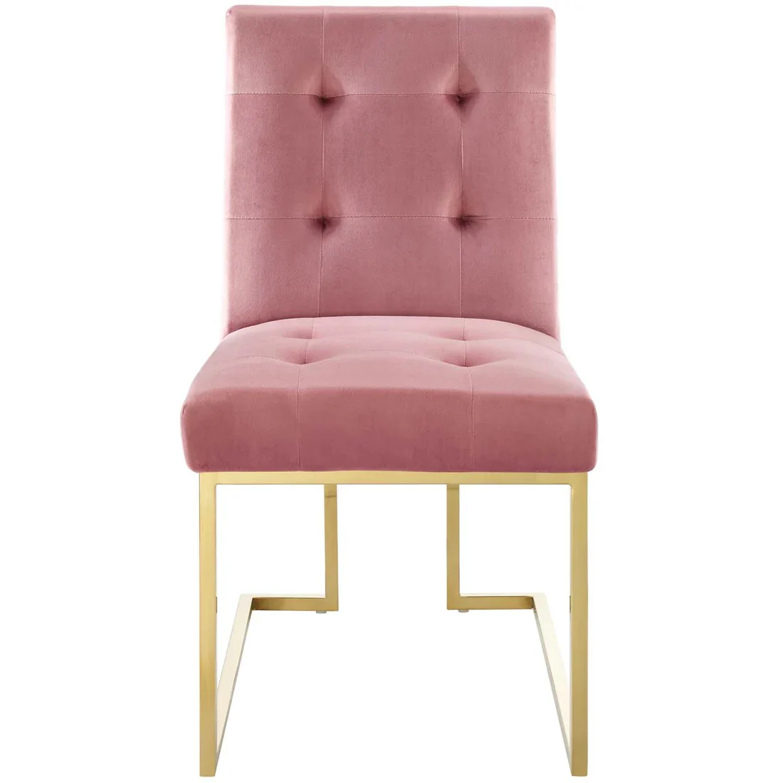 Biscuit-Tufted Performance Velvet Dining Chair - Image 10