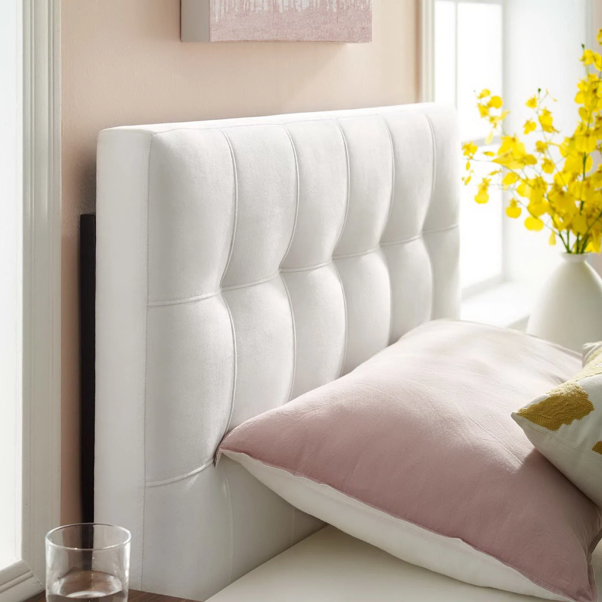 Biscuit Tufted Performance Velvet Headboard - Image 5