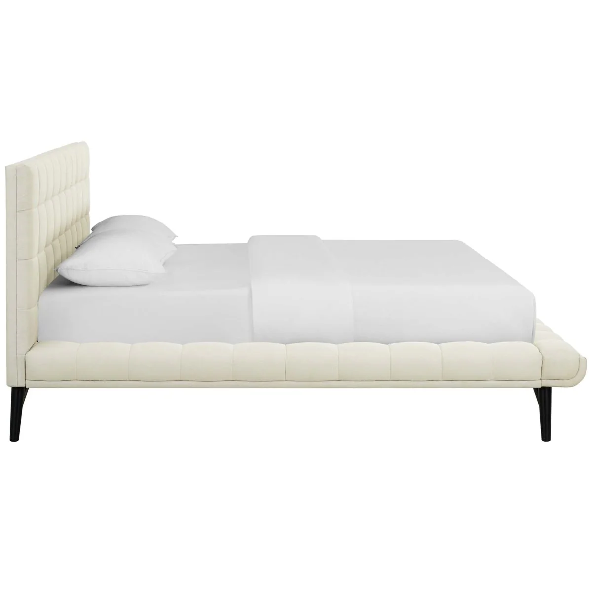 Biscuit Tufted Performance Velvet Queen Platform Bed - Image 19