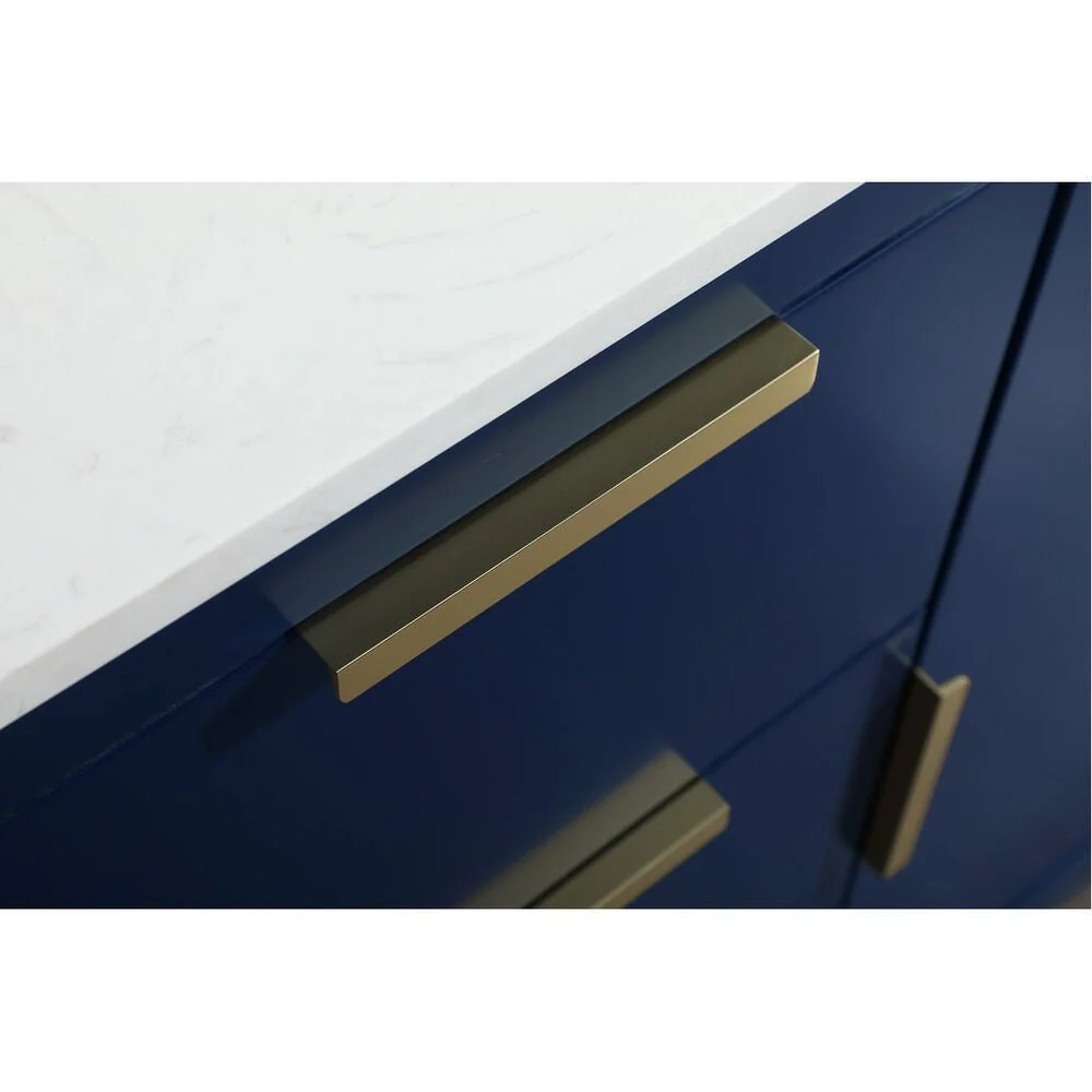 Blake 48 inch Free Standing Single Basin Vanity in Blue - Image 8