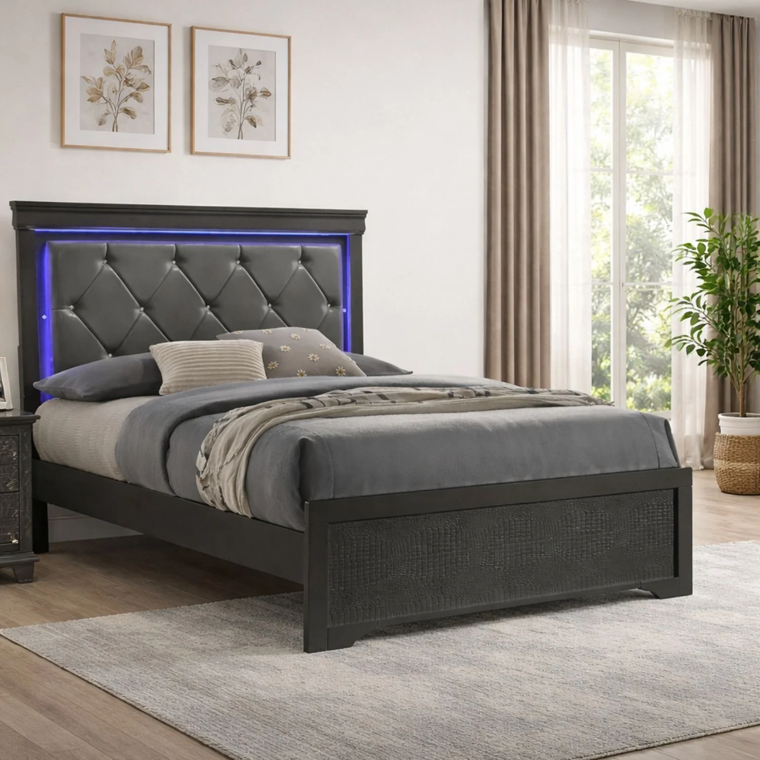 Blaze - Bed With LED Headboard - Image 4
