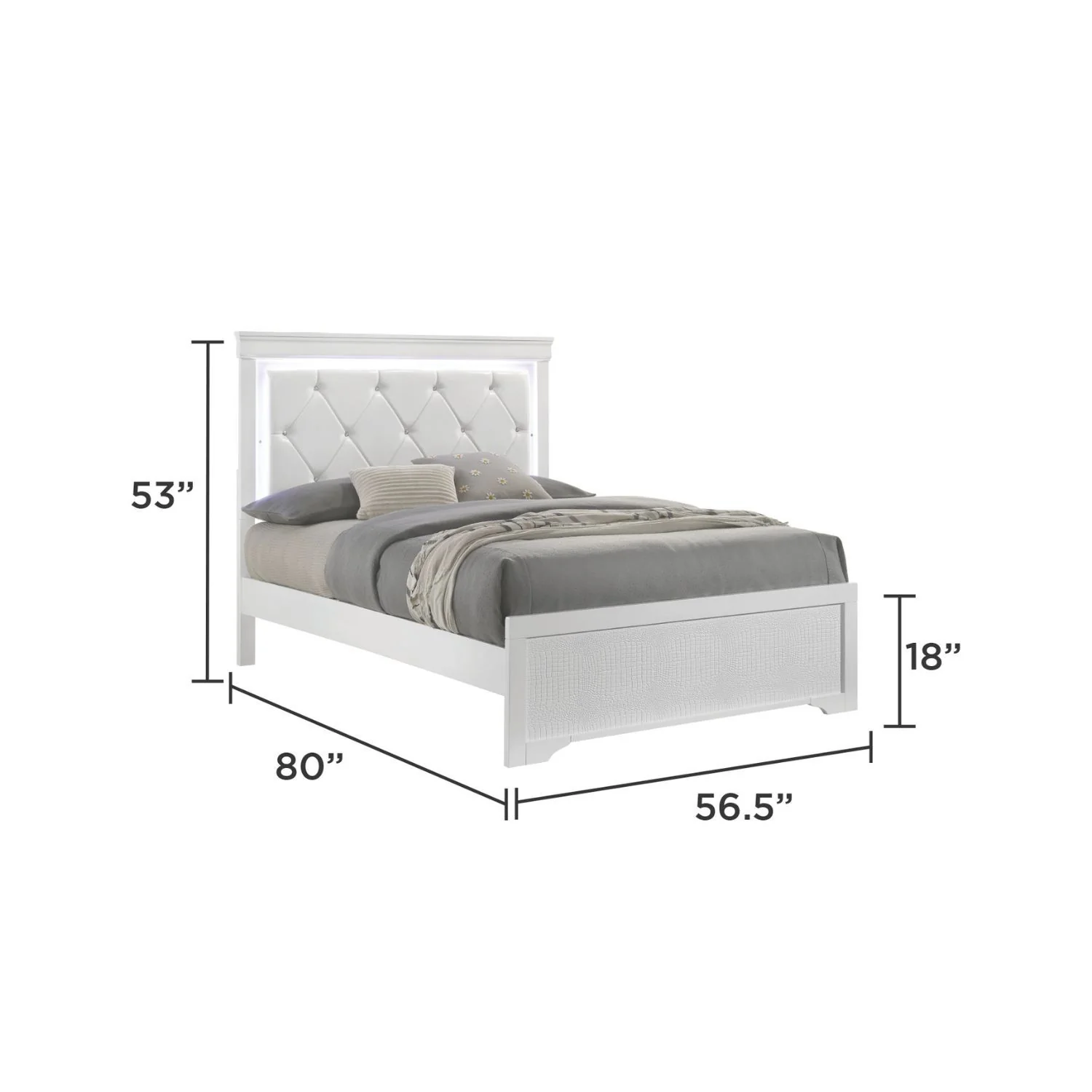Blaze - Bedroom Set With LED Headboard - Image 11