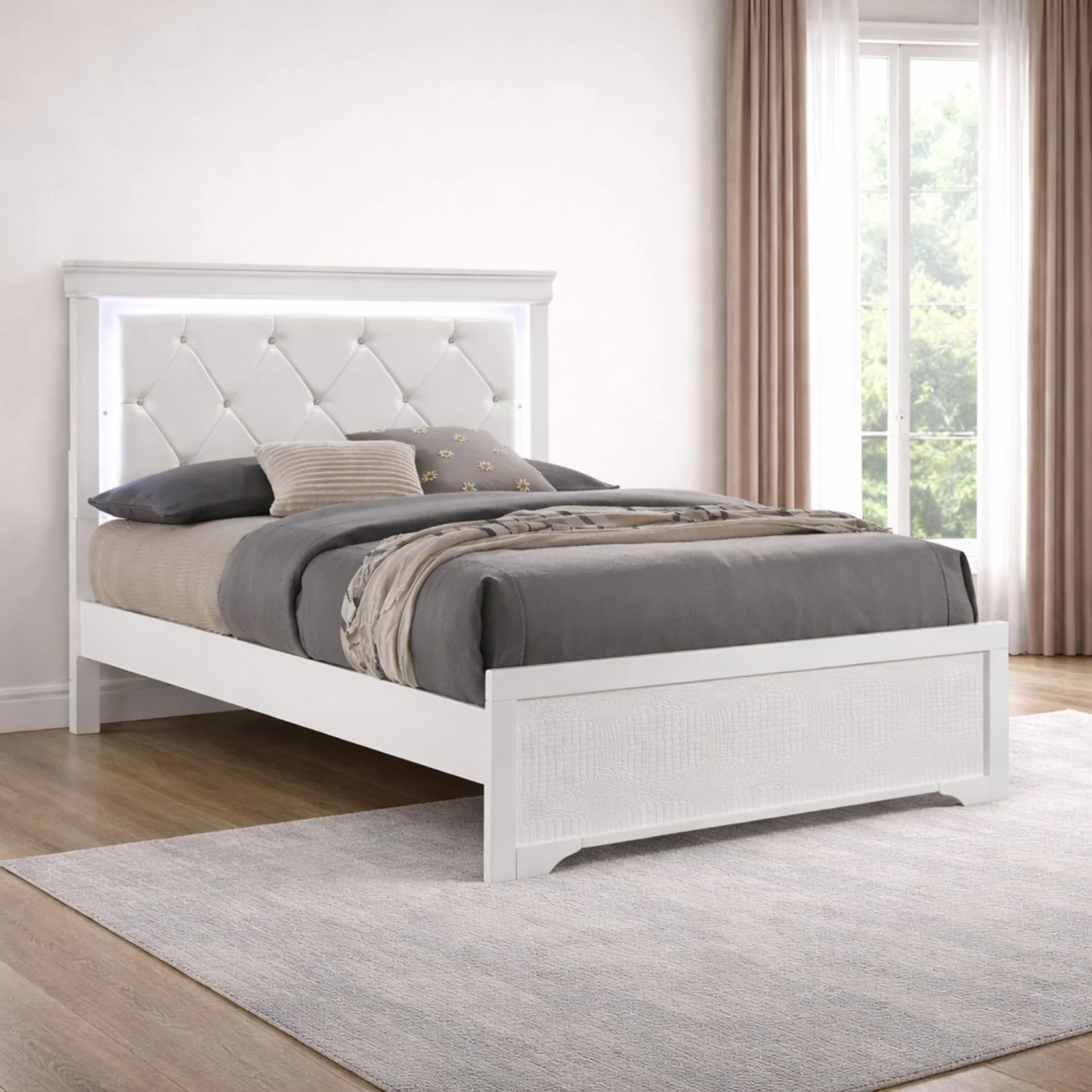 Blaze - Bedroom Set With LED Headboard - Image 7