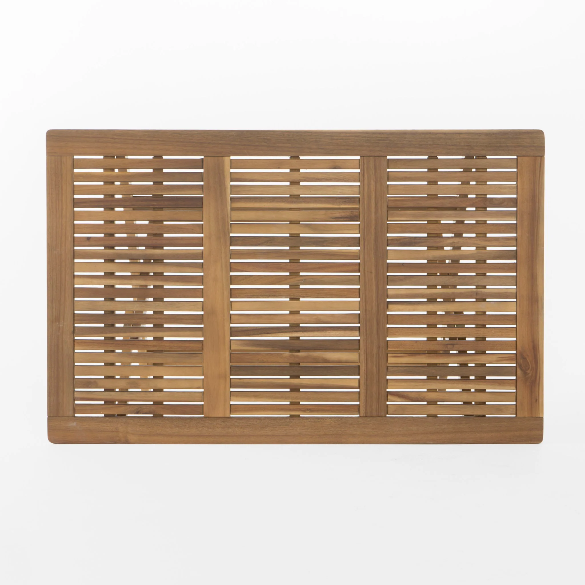Blissique - Outdoor Foldable Wood Dining Table With Slat Design - Image 17