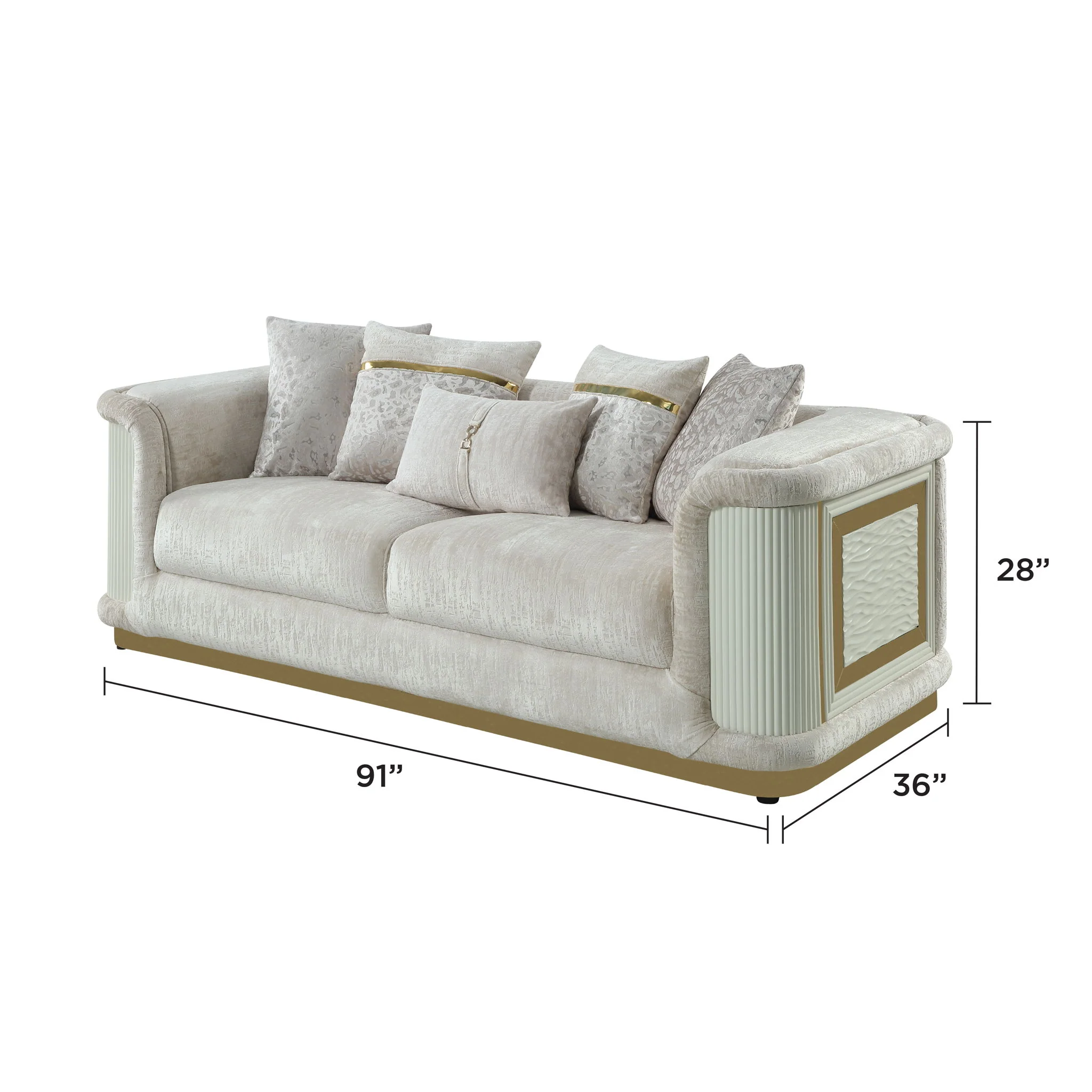 Bona - Sofa - Cream - Image 7