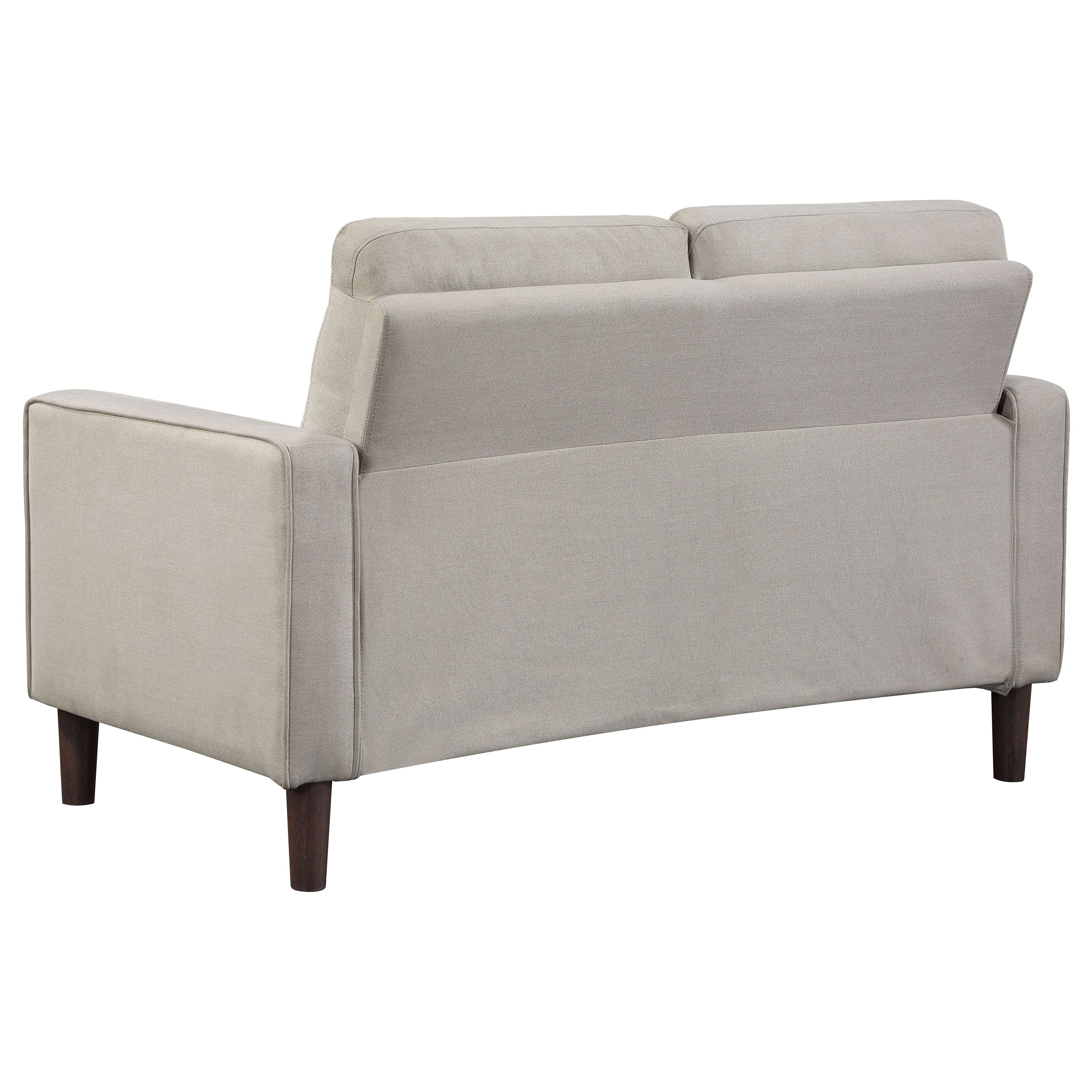 Bowen 2-Piece Upholstered Track Arm Tufted Sofa Set, Beige - Image 6
