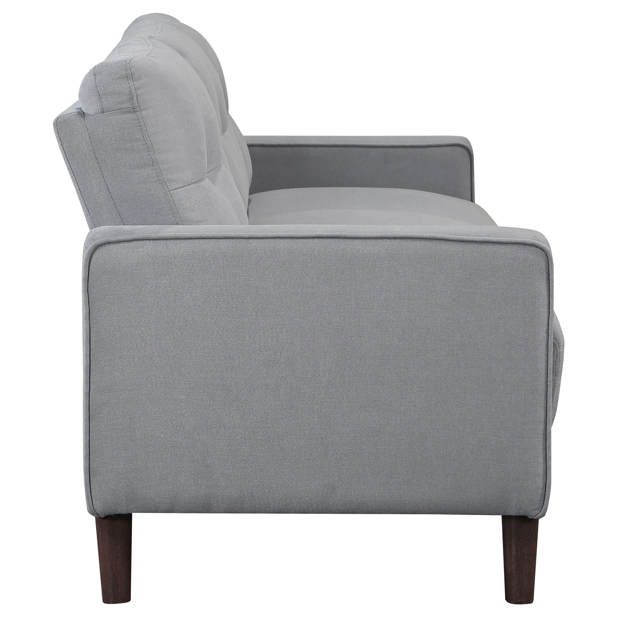 Bowen Upholstered Track Arm Tufted Sofa - Grey - Image 10