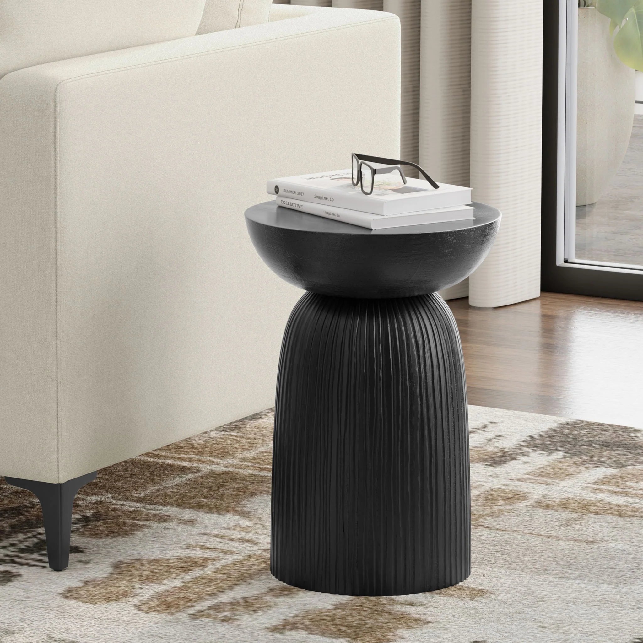 Boyd - Line Accent Table - Black - Image 6