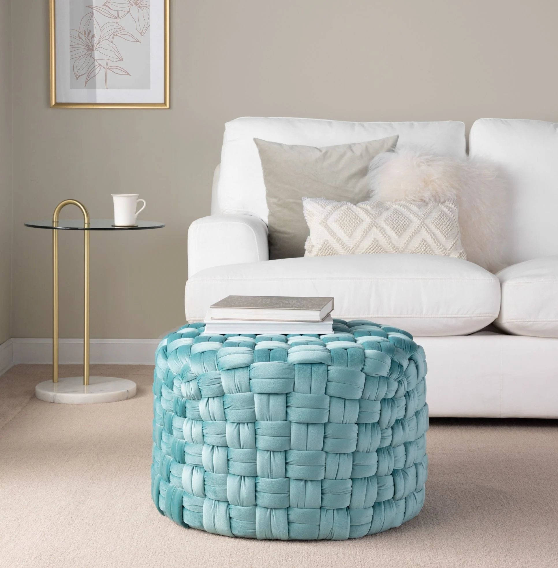 Braided - Versatile Round Ottoman - Image 16