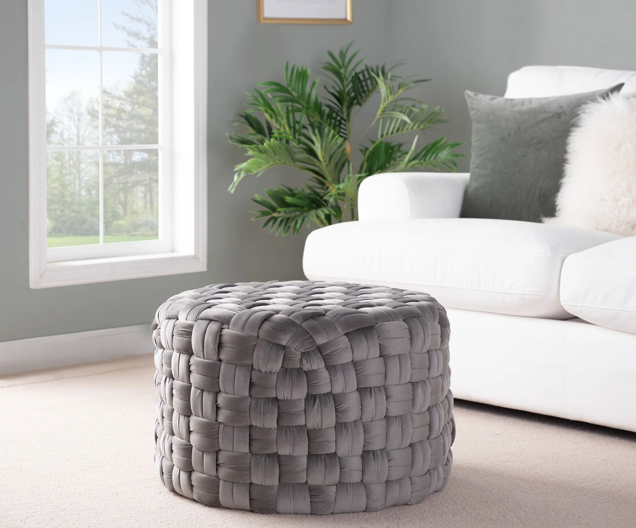 Braided - Versatile Round Ottoman - Image 22
