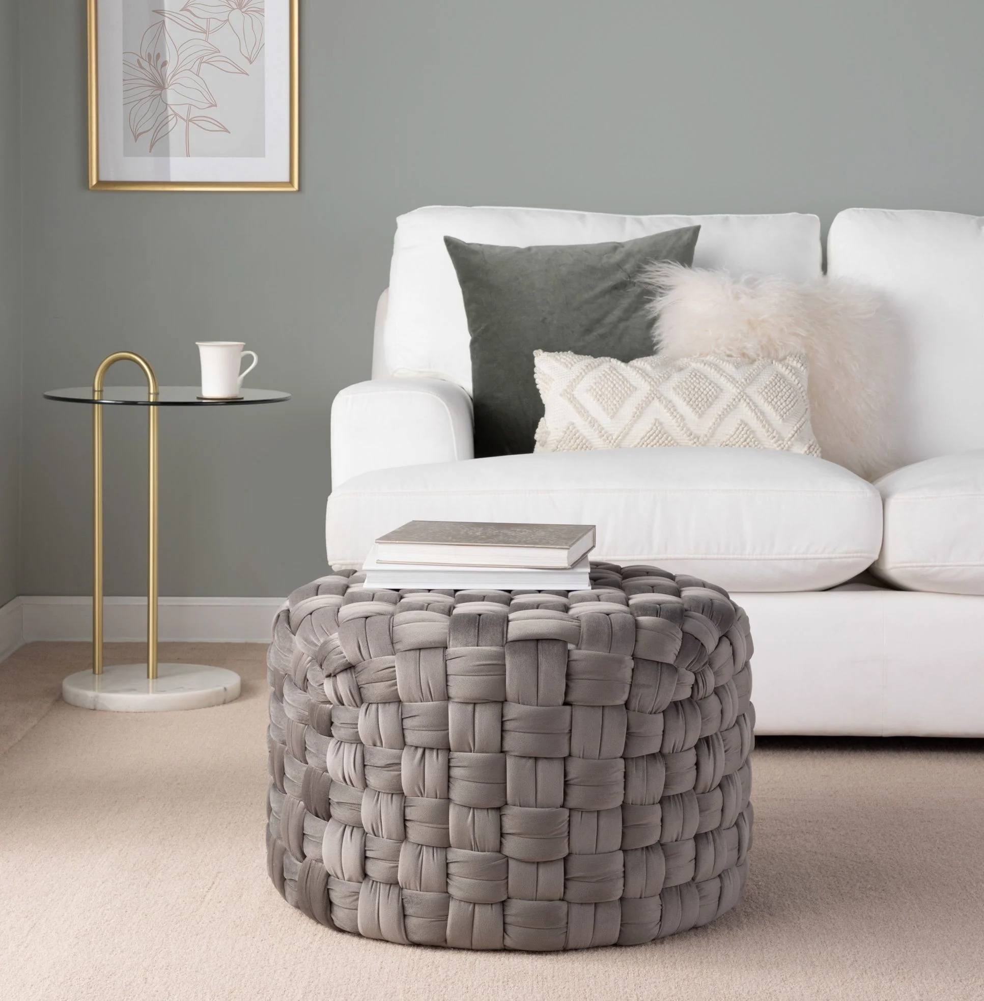 Braided - Versatile Round Ottoman - Image 25