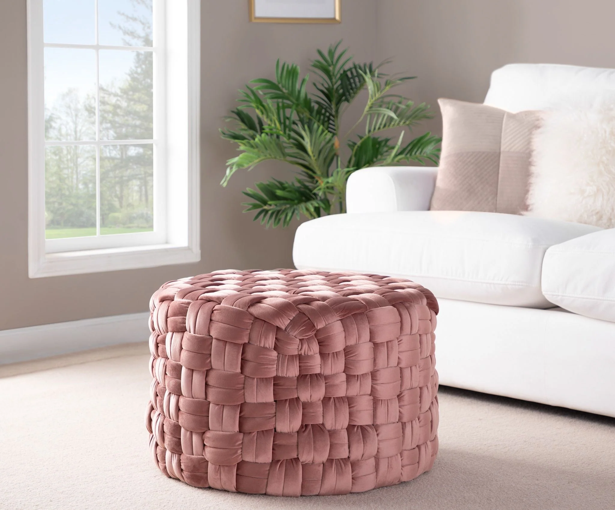Braided - Versatile Round Ottoman - Image 30