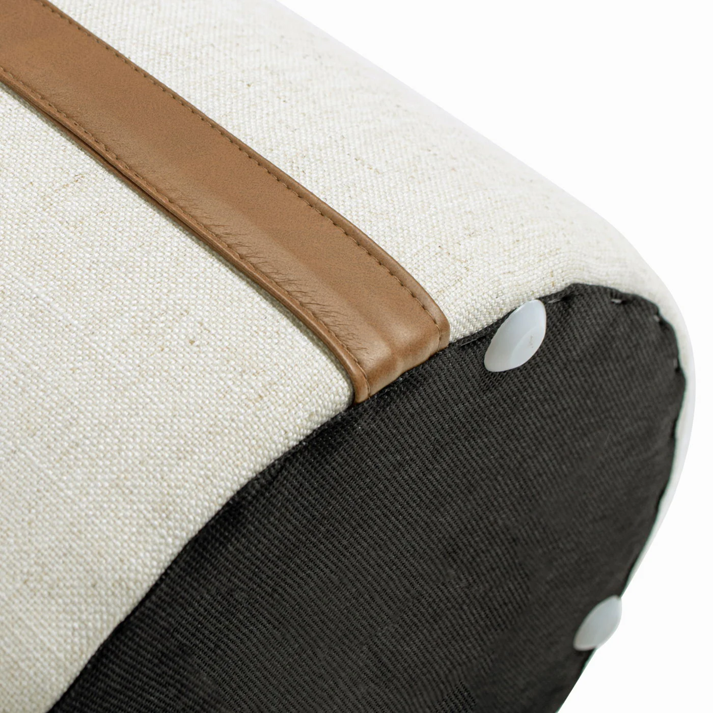 Brandy - Round Upholstered Storage Ottoman With Accent - Image 15