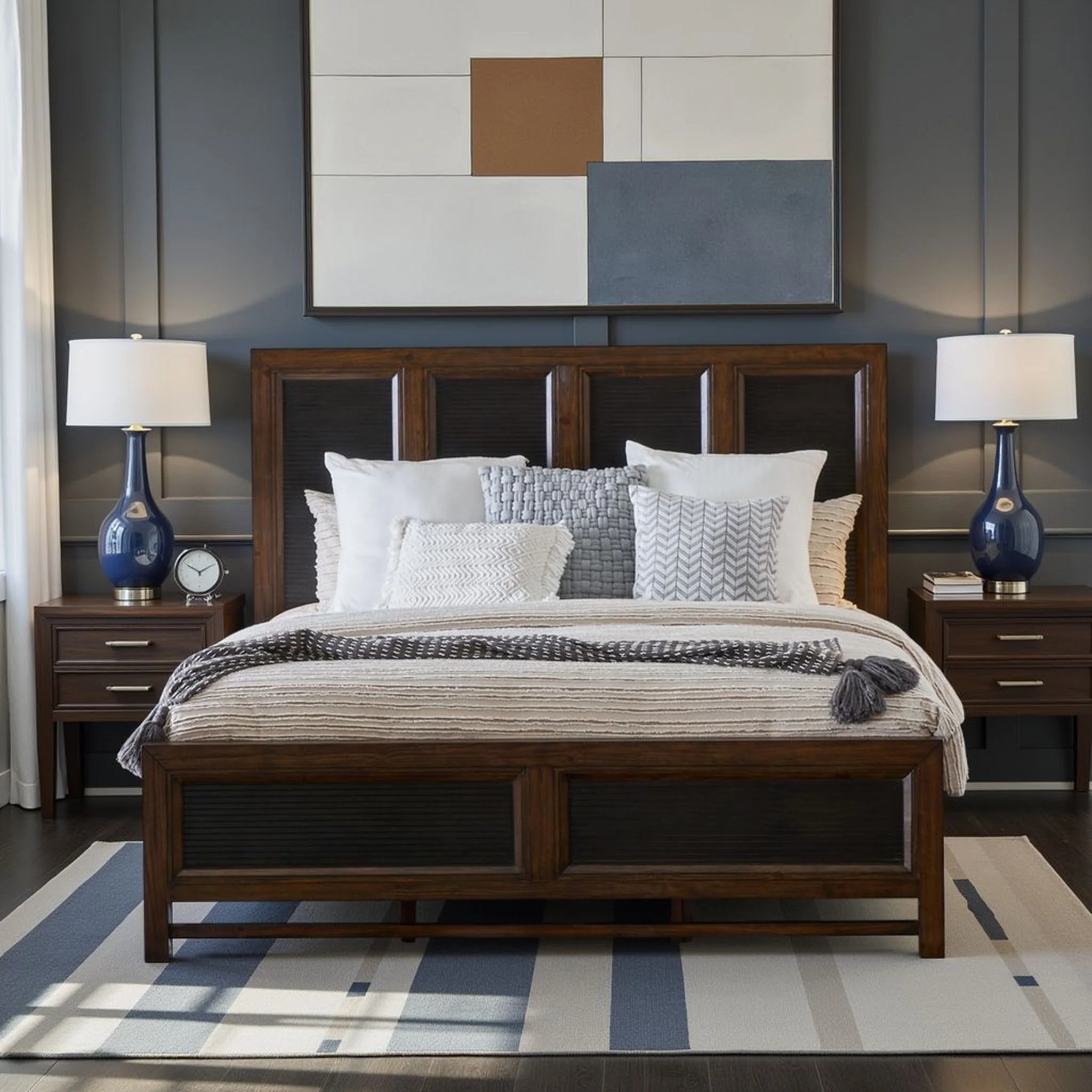 Beautiful Panel Bed - Image 3
