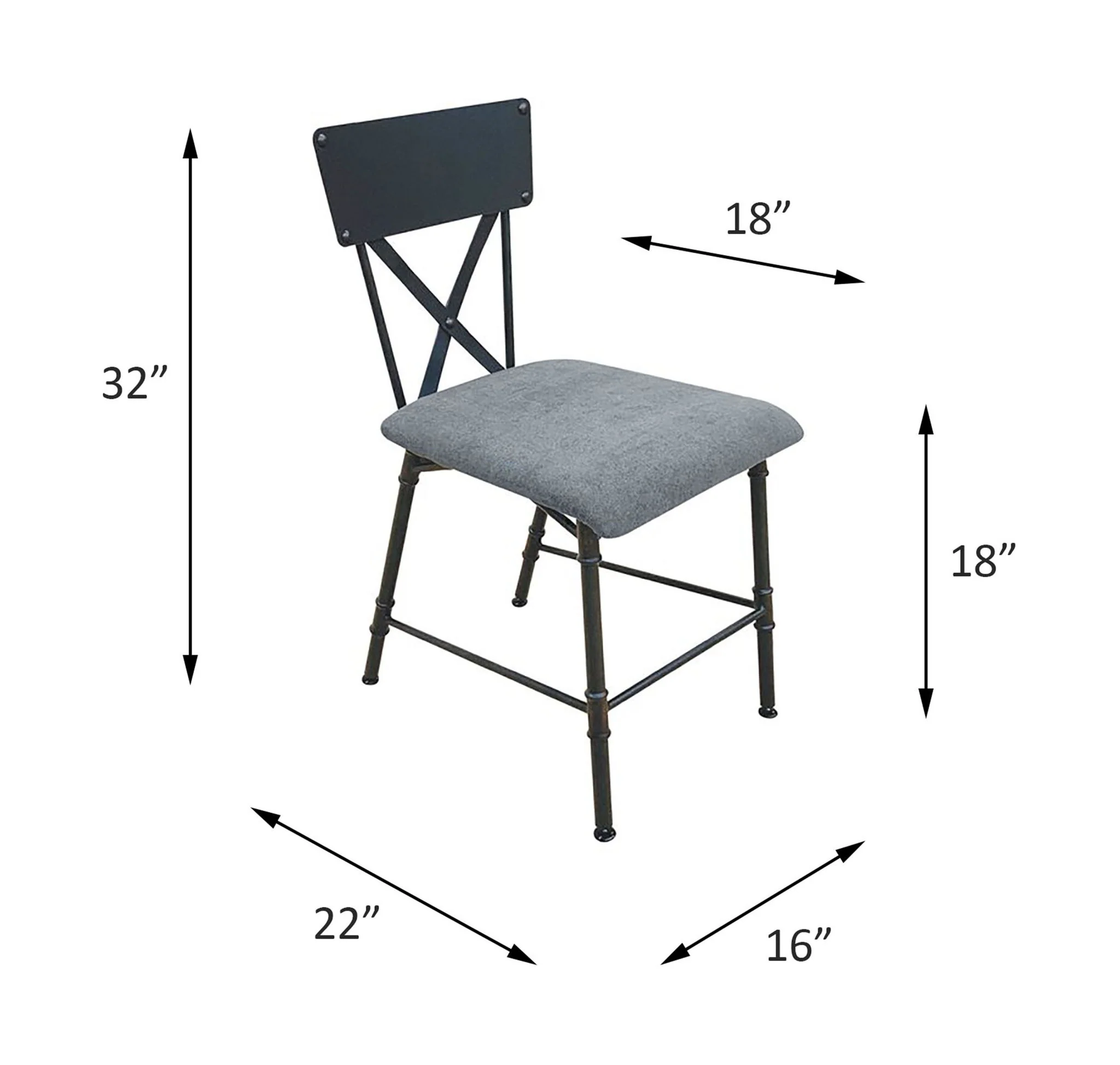 Brantley - Office Chair - Antique Oak / Sandy Gray - Image 3