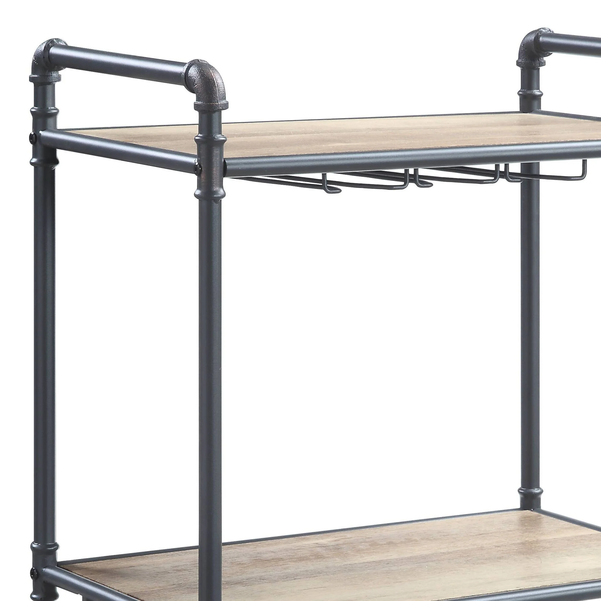 Brantley - Wine Rack - Gray / Oak - Image 2