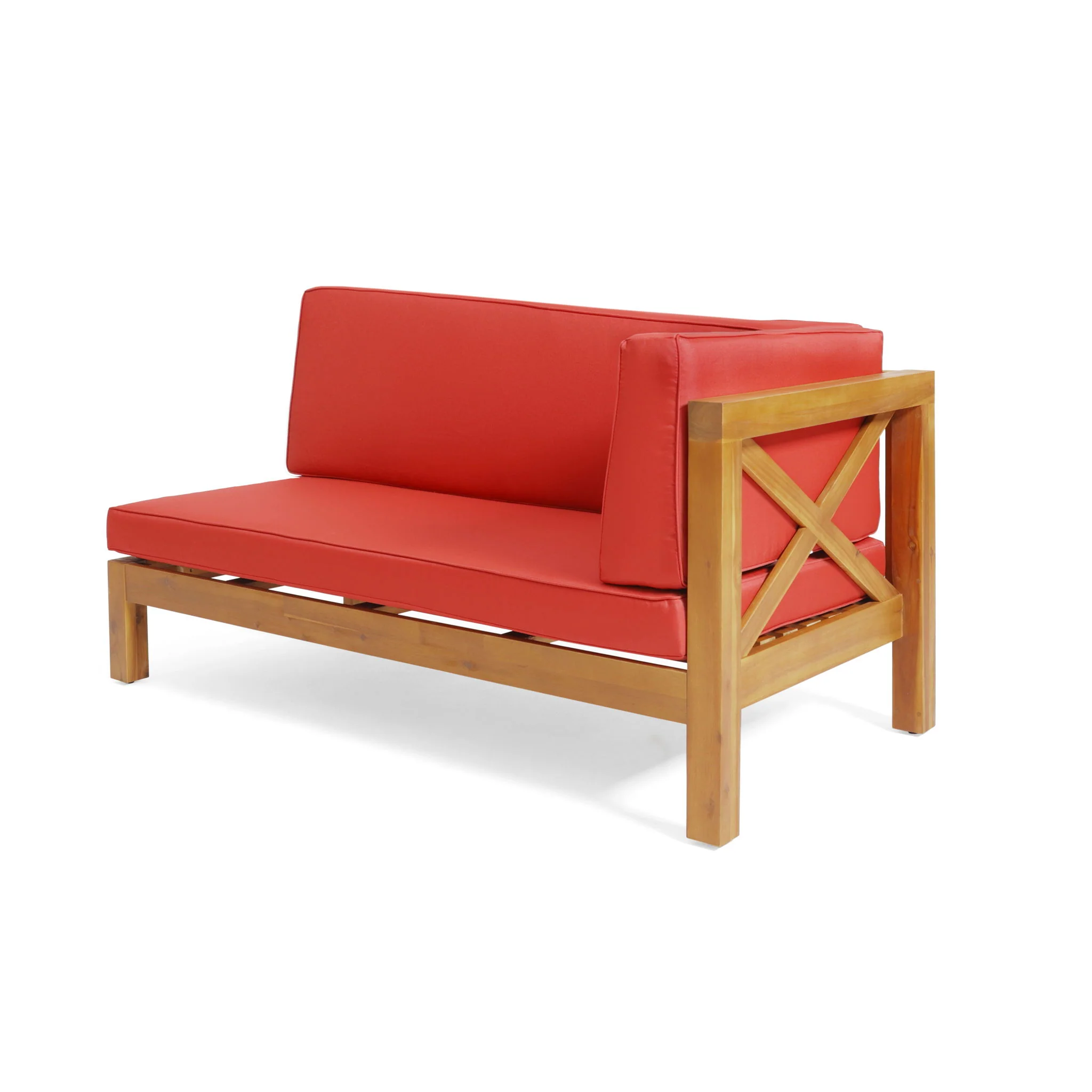 Brava - X Back Corner Bench With Coffee Table - Image 11