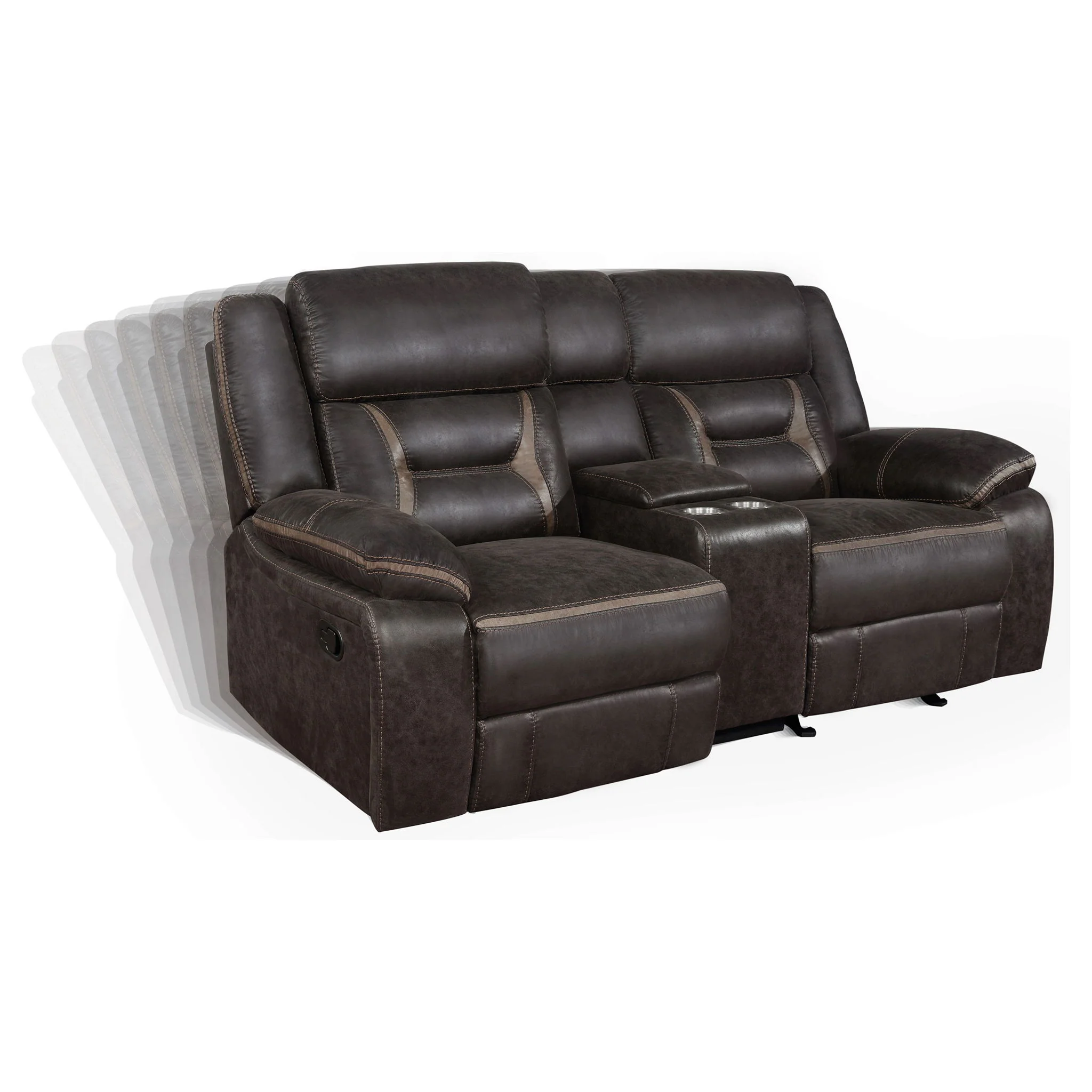 Brazelton - Glider Loveseat With Console - Image 14