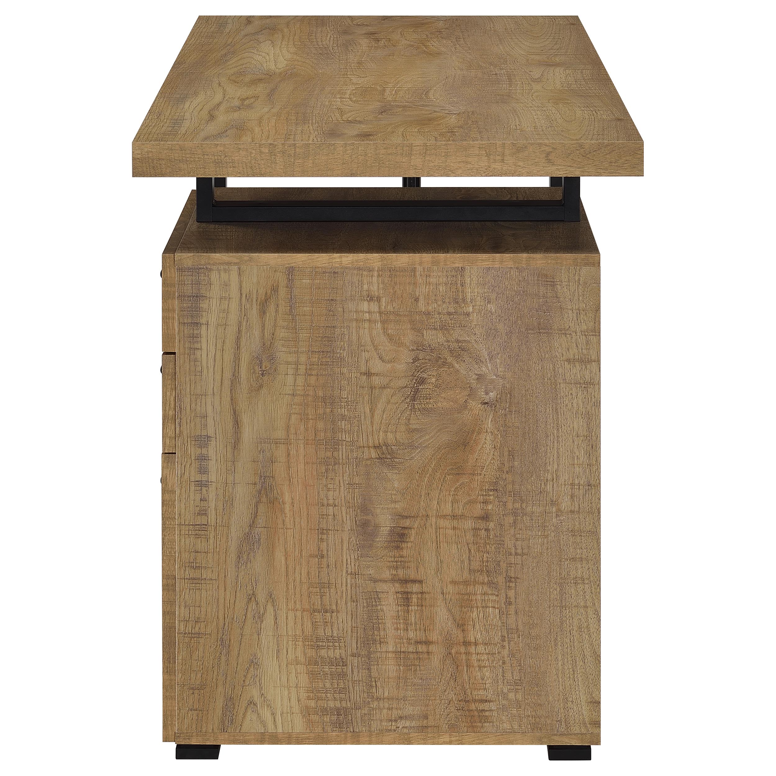 Brennan 47-Inch 3-Drawer Office Computer Desk, Mango - Image 7