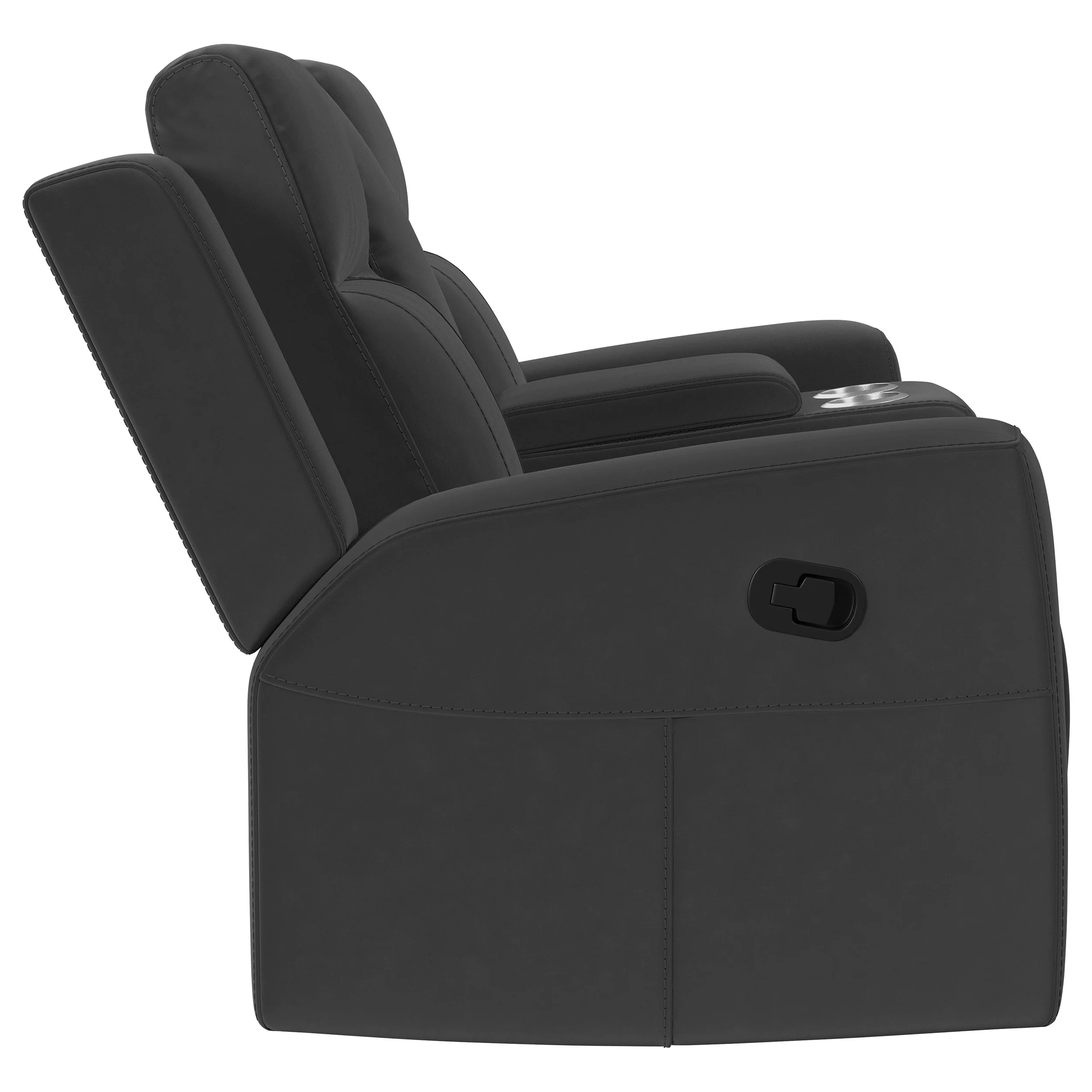 Brentwood 2-Piece Reclining Sofa Set Charcoal - Image 7