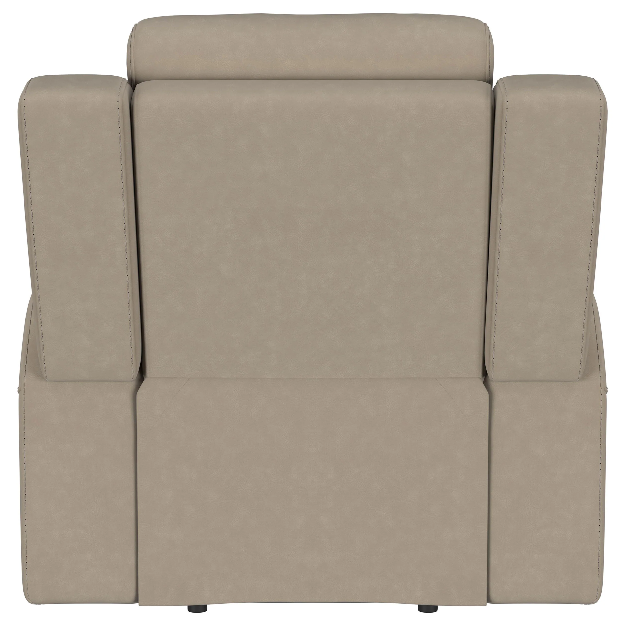 Brentwood Upholstered Rocker Recliner - Taupe - Image 8