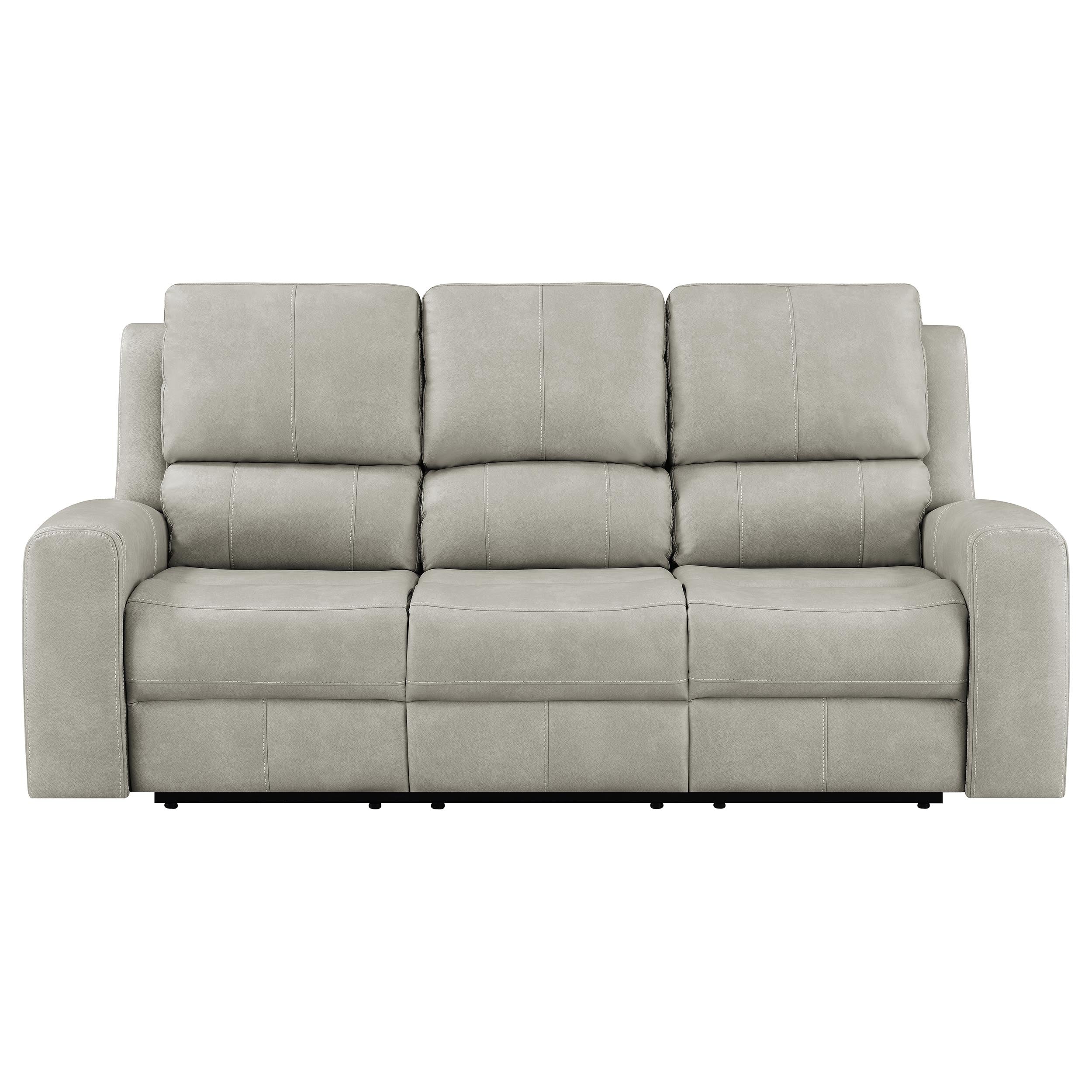 Brickston Triple Power Reclining Sofa in Grey - Image 5